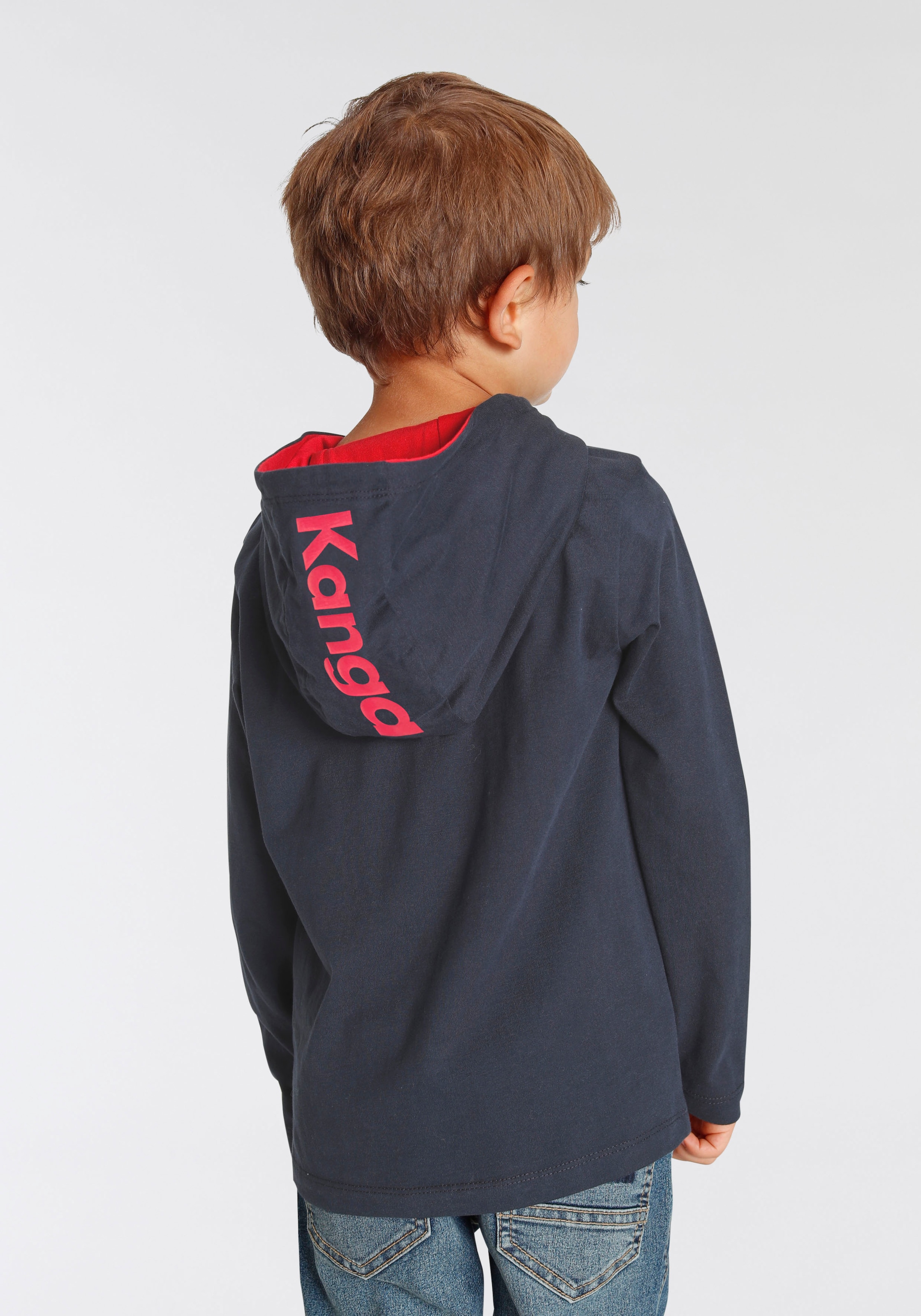 Kapuzenshirt Jungen für KangaROOS kleine kaufen im »Logo-Print«, Online-Shop