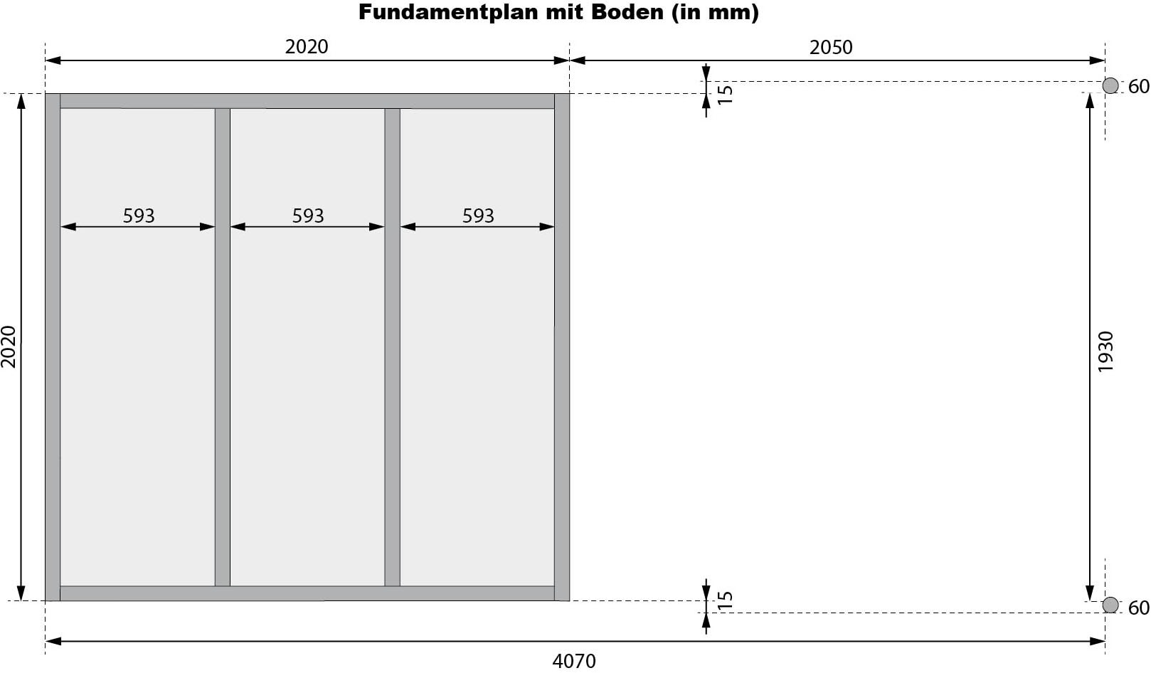 Karibu Gerätehaus »Argonium 2 SET mit Anbaudach«