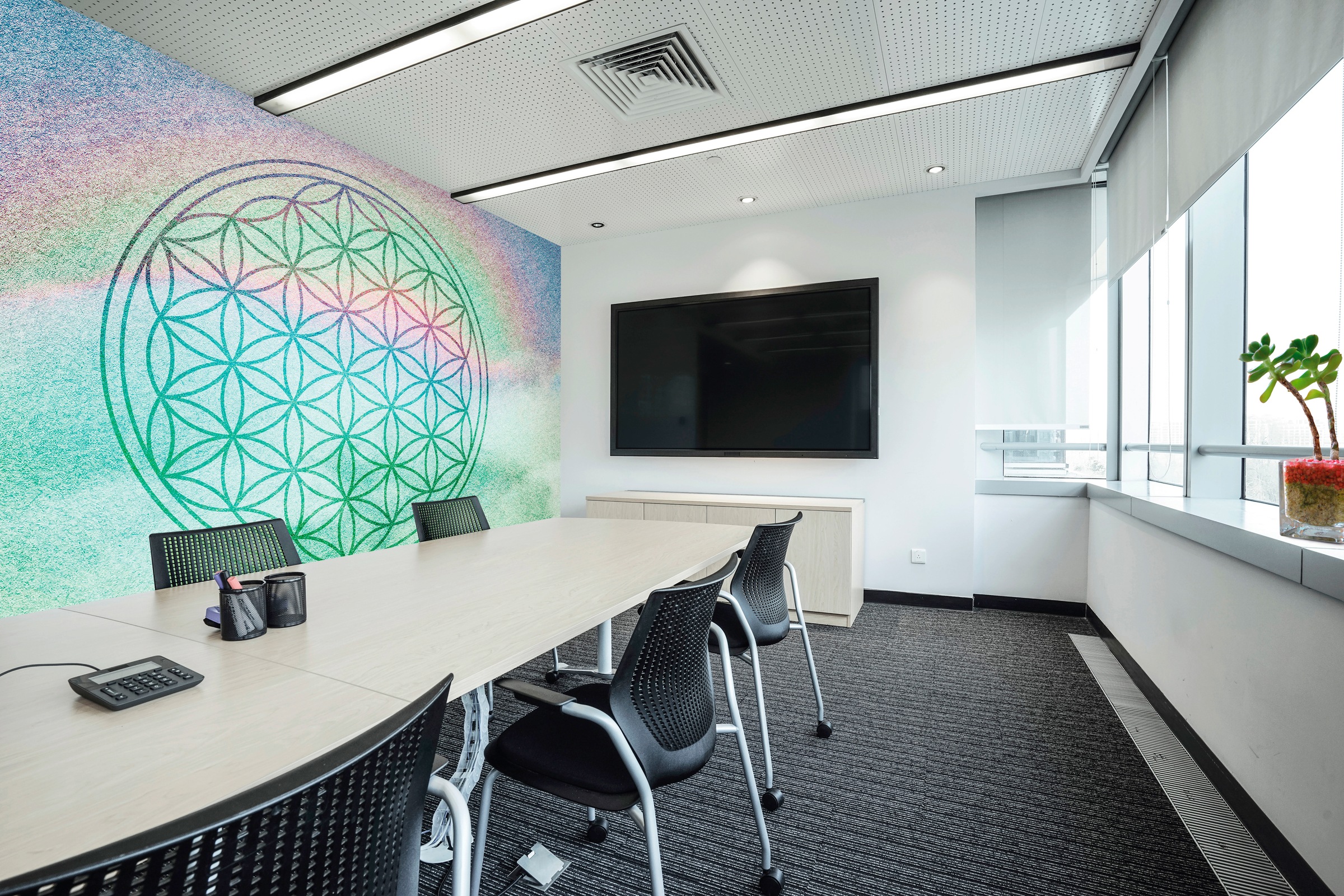 Architects Paper Fototapete »Atelier 47 Flower of Life 2« orientalisch glat günstig online kaufen