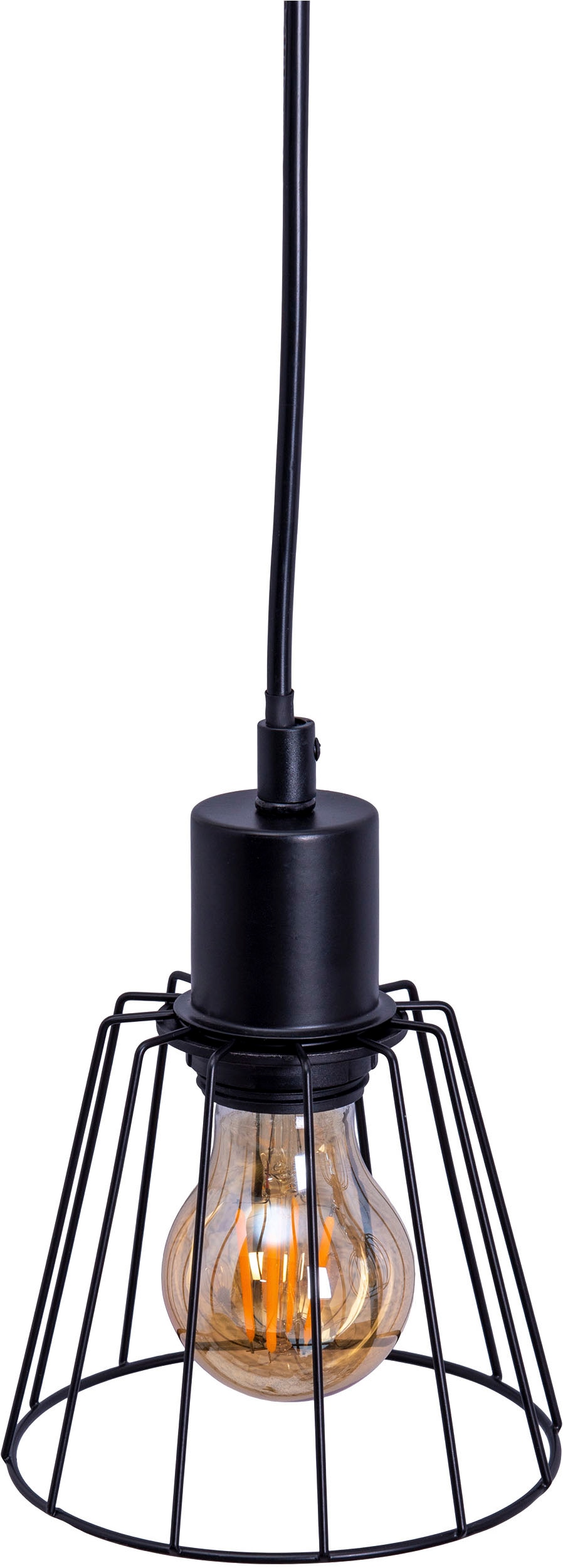 näve Pendelleuchte »4er Pendelleuchte "WOODLAND"« E27 1 Stk. retro optik