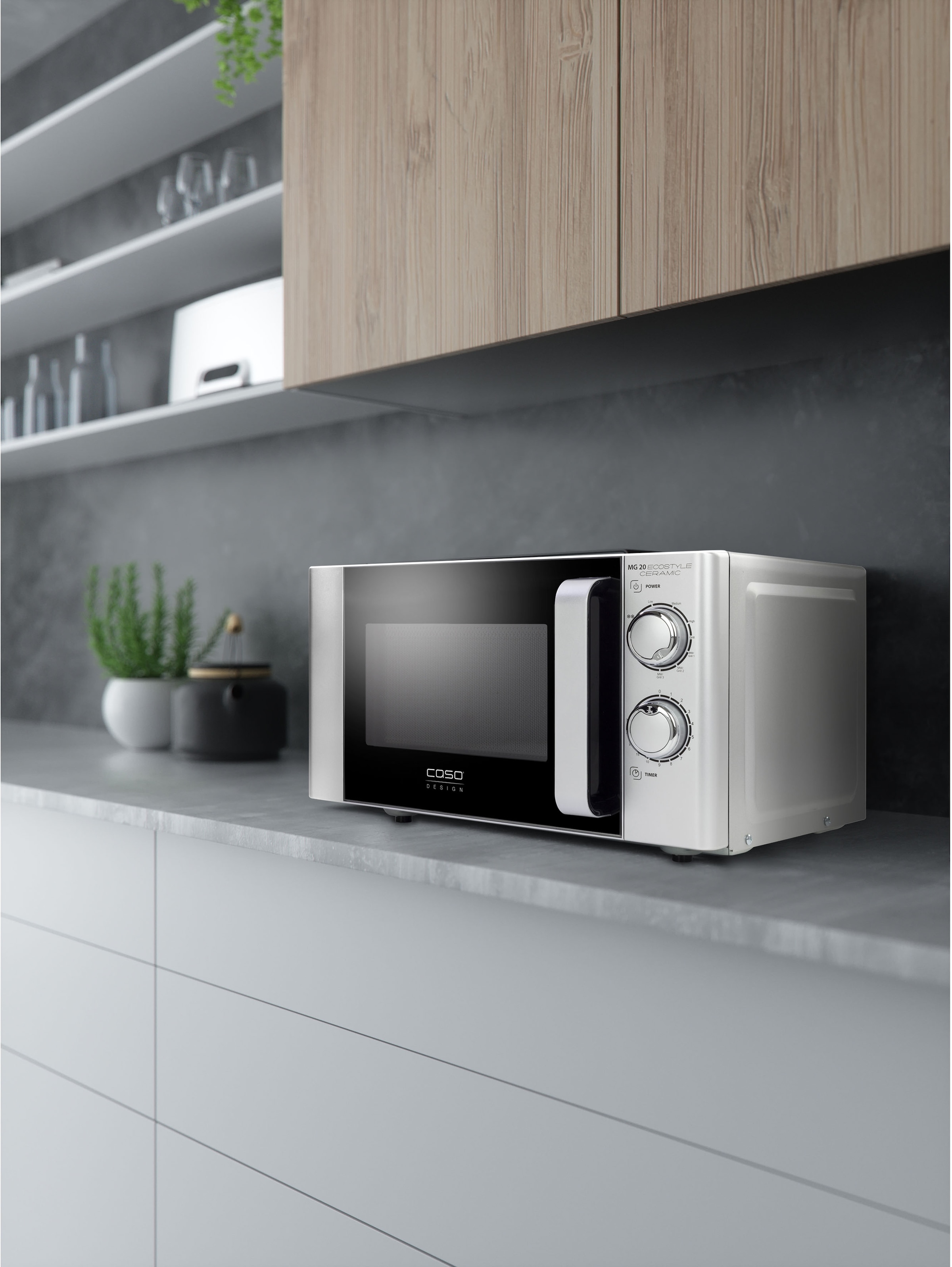 Caso Mikrowelle »3316 MG 20 Ecostyle Ceramic« Grill | Mikrowelle 1200 W