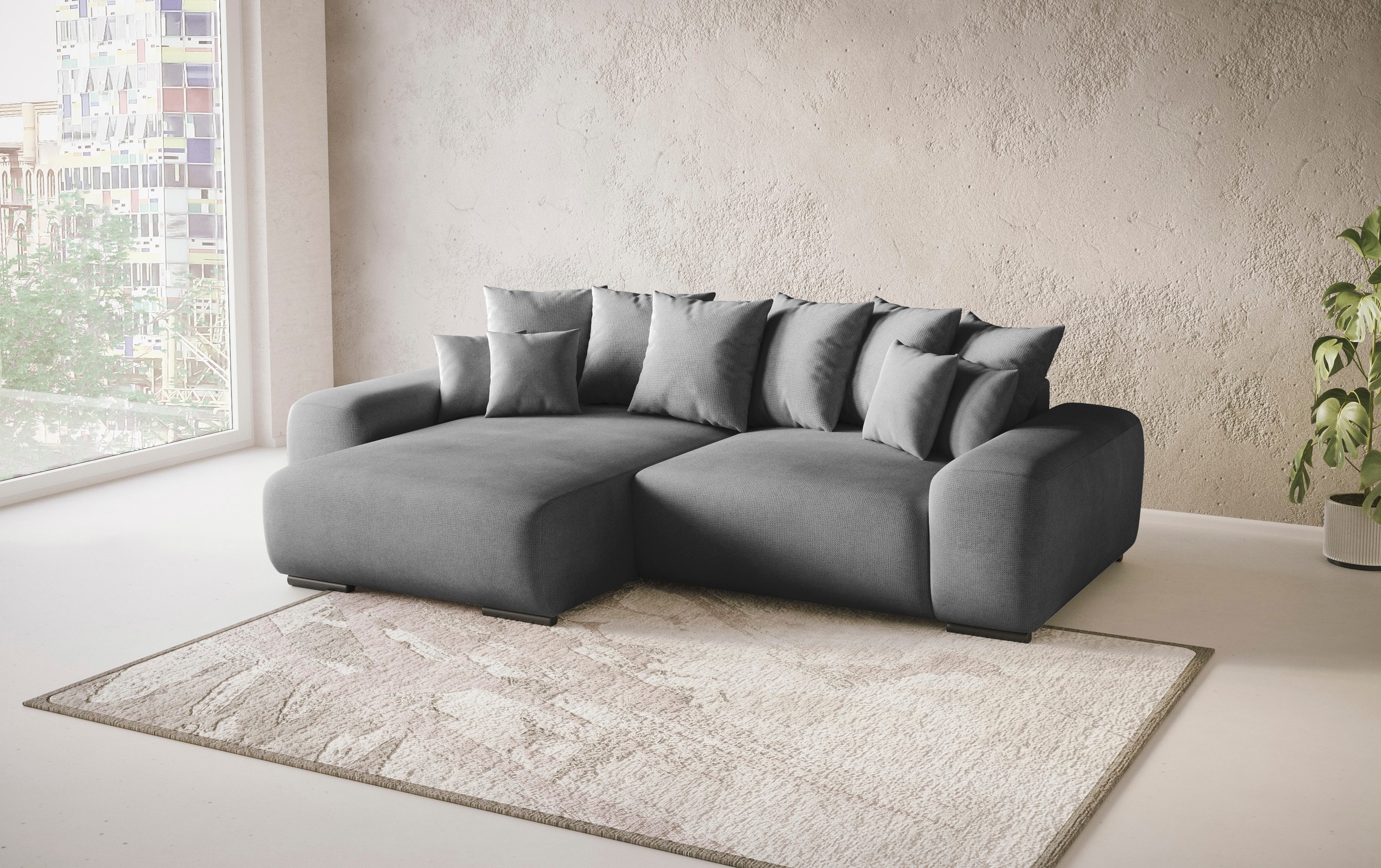 Mr. Couch Polsterecke »Sundance, L-Form«, Dauerschläfer mit Bett, Bettkaste günstig online kaufen