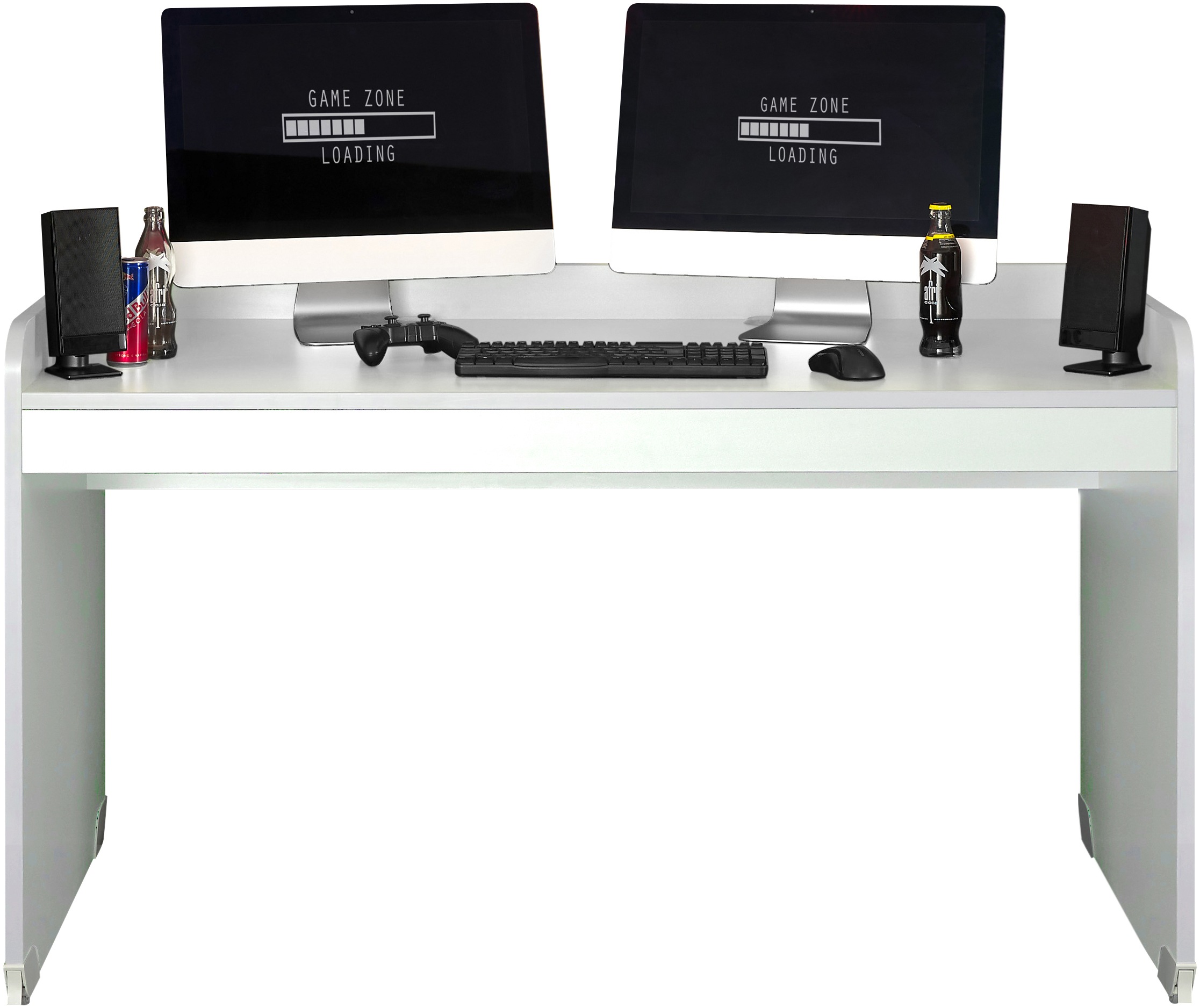 Begabino Gamingtisch »Kellon«, rollbar, Schreibtisch wahlweise in 2 Farben