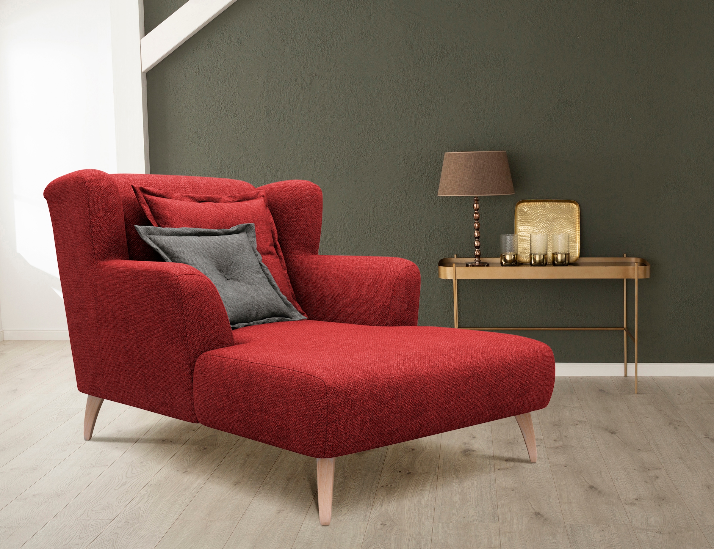 Home affaire Loveseat »Baggio Kuschel Mega Lounge Big Sessel« günstig online kaufen