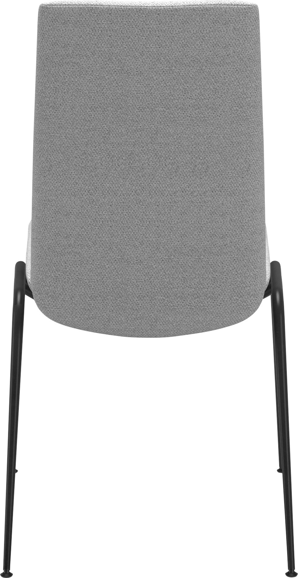 Stressless® Polsterstuhl »Laurel«, ROHLEDER Stoff Q2 FARON, Low Back, Größe M, mit Beinen aus Stahl in Schwarz matt