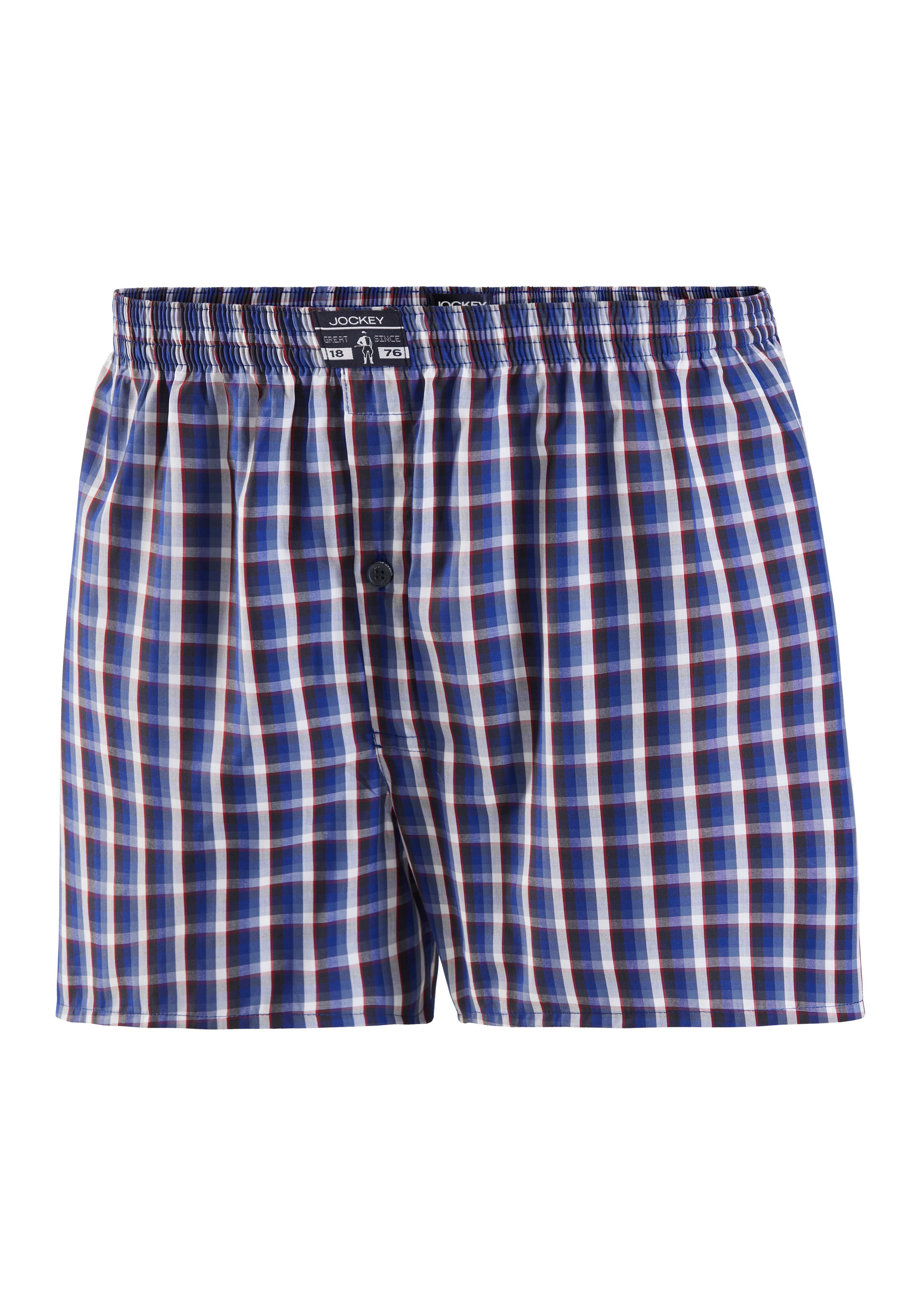 Jockey Webboxer »Everyday Striped« 2er Pack,  mit Marken Weblabel am Bund