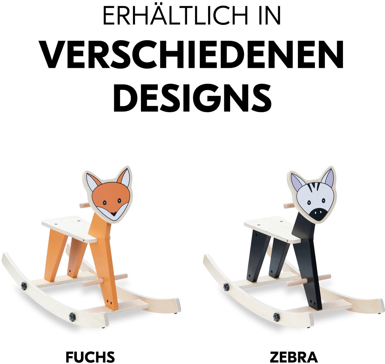 Hauck Schaukeltier »Rock N Swing Zebra«, FSC® - schützt Wald - weltweit