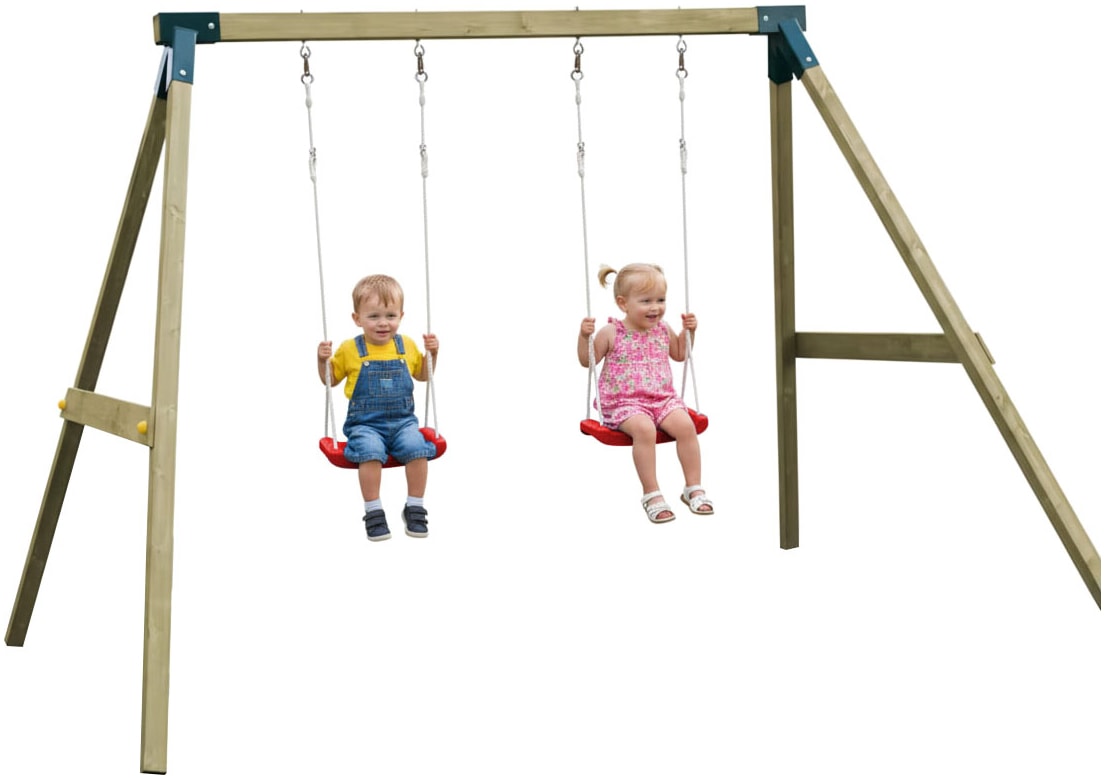 FUNGOO Doppelschaukel »FLY Light« mit Sitzen und Bodenankern