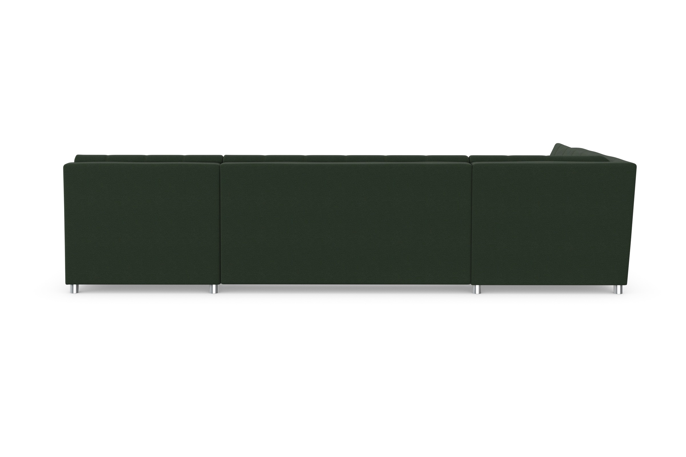 DOMO collection Wohnlandschaft »Treviso incl. Zierkissen, moderne Steppung, XXL: B/T/H: 364/201/83 cm«, wahlweise mit Bettfunktion, in vielen Bezugsarten auch in Cord U-Form