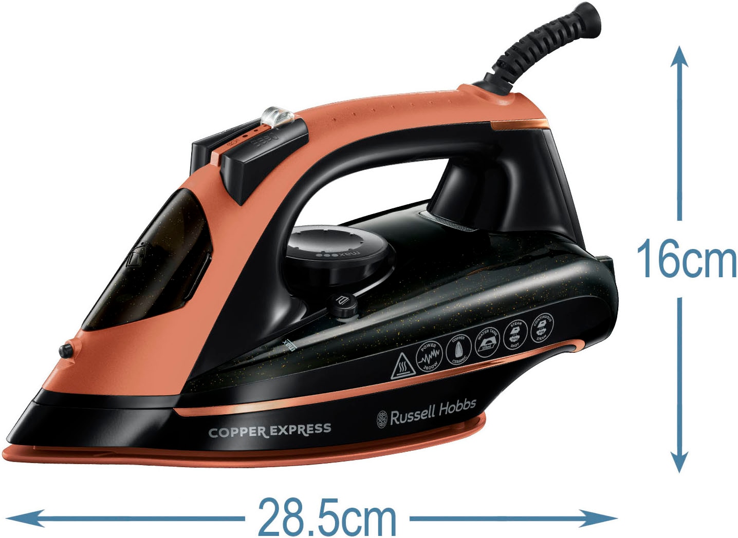 RUSSELL HOBBS Dampfbügeleisen »Copper W Express bestellen 23975-56«, online 2600