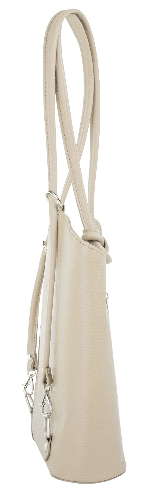 Cluty Cityrucksack, echt Leder, Made in Italy