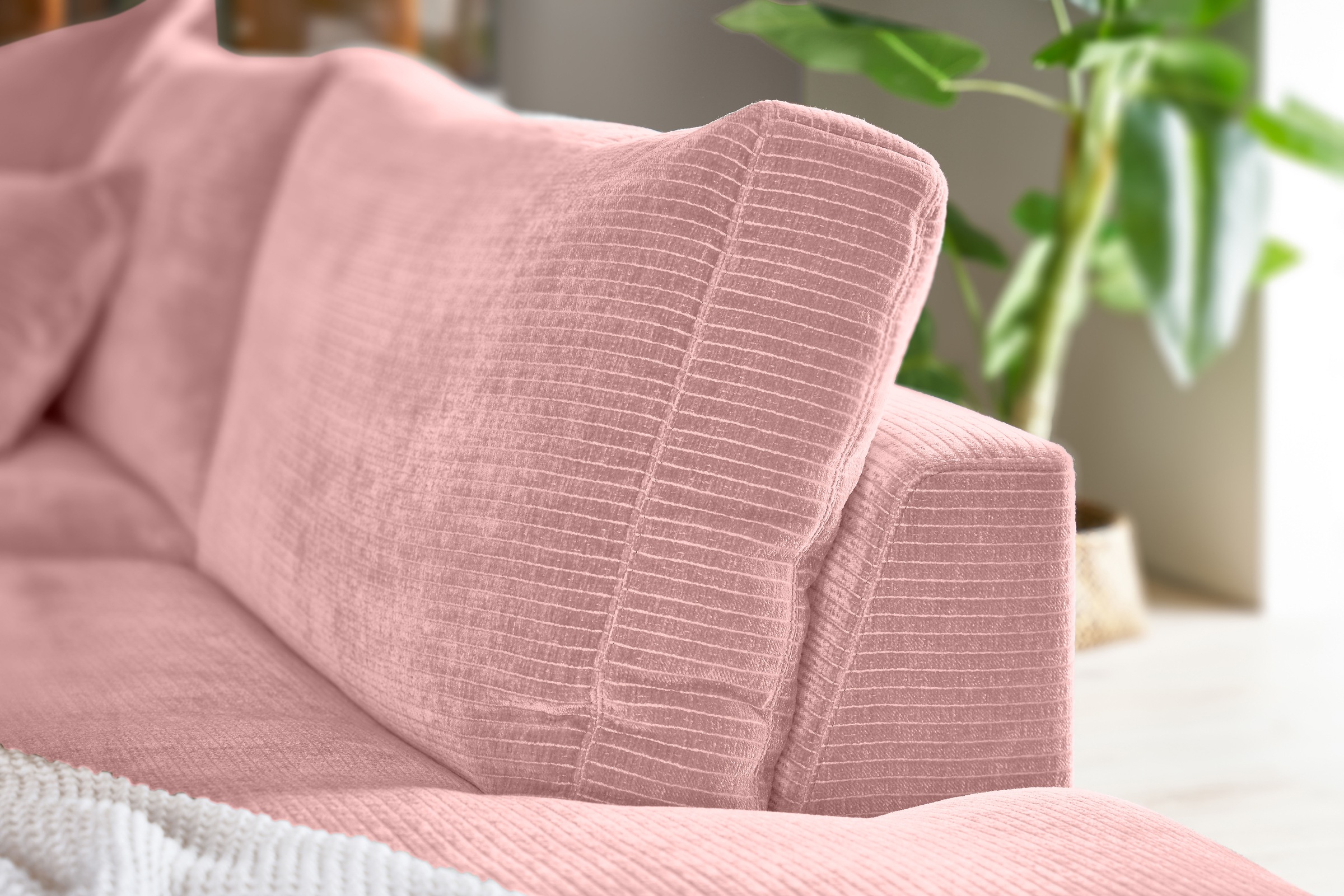 Musterring Ecksofa »Lucia«, verschiedene Farben, großer Longchair mit Armlehne, B330 x T190 cm