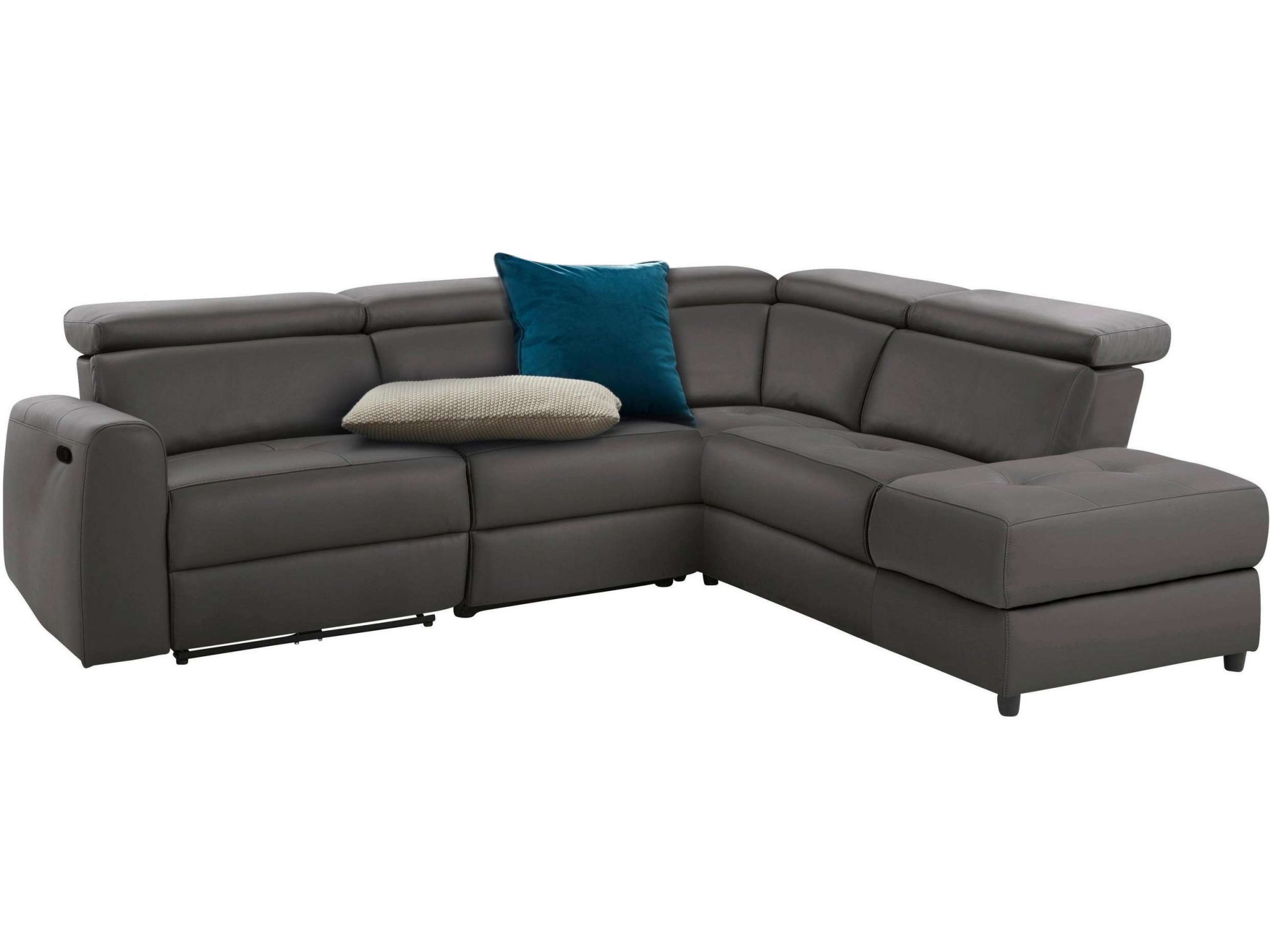 Home affaire Ecksofa »Sentrano, L-Form,«, 273 cm, man. o. elektr. Relaxfunktion und USB/Kopfverstellung