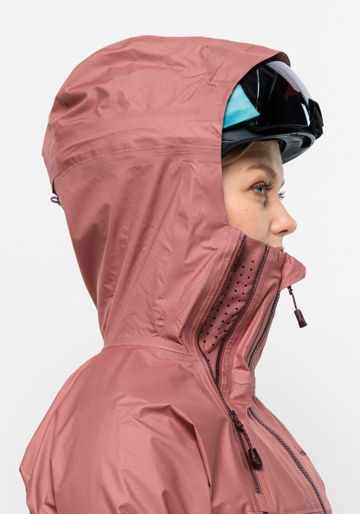 Jack Wolfskin Skijacke »ALPSPITZE AIR 3L JKT W«, mit Kapuze