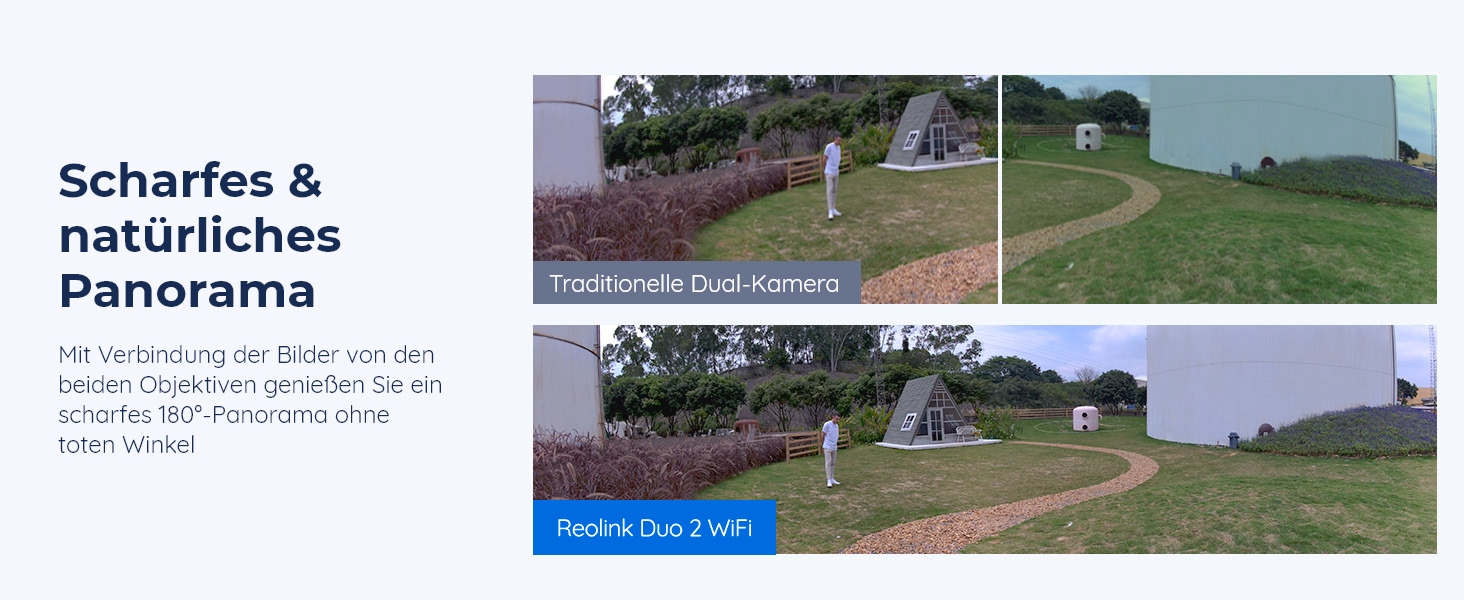 Überwachungskamera »Duo Series W730 WiFi-Outdoor«, Außenbereich