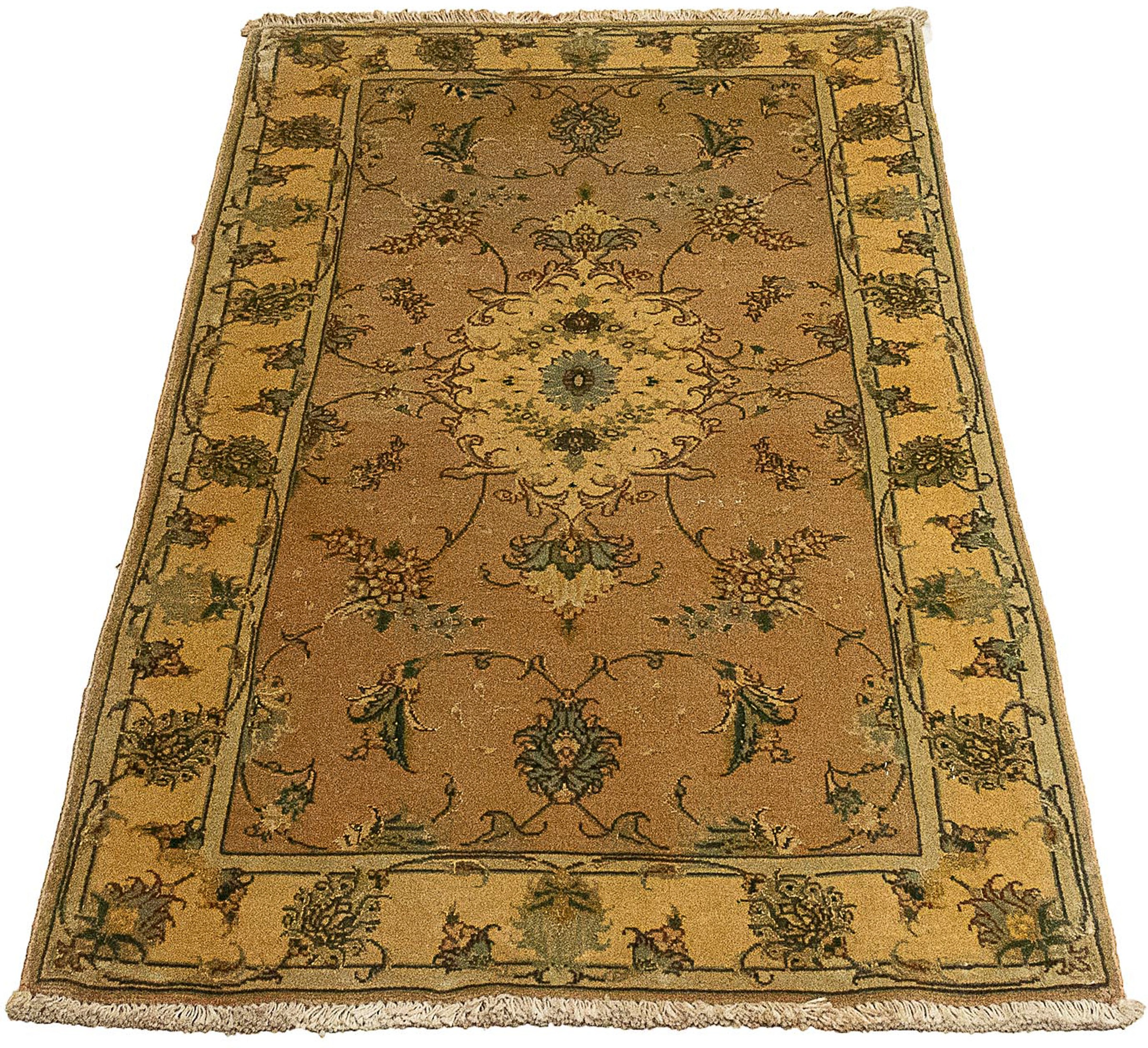 morgenland Orientteppich »Perser - Täbriz - Royal - 122 x 66 cm - hellbraun günstig online kaufen