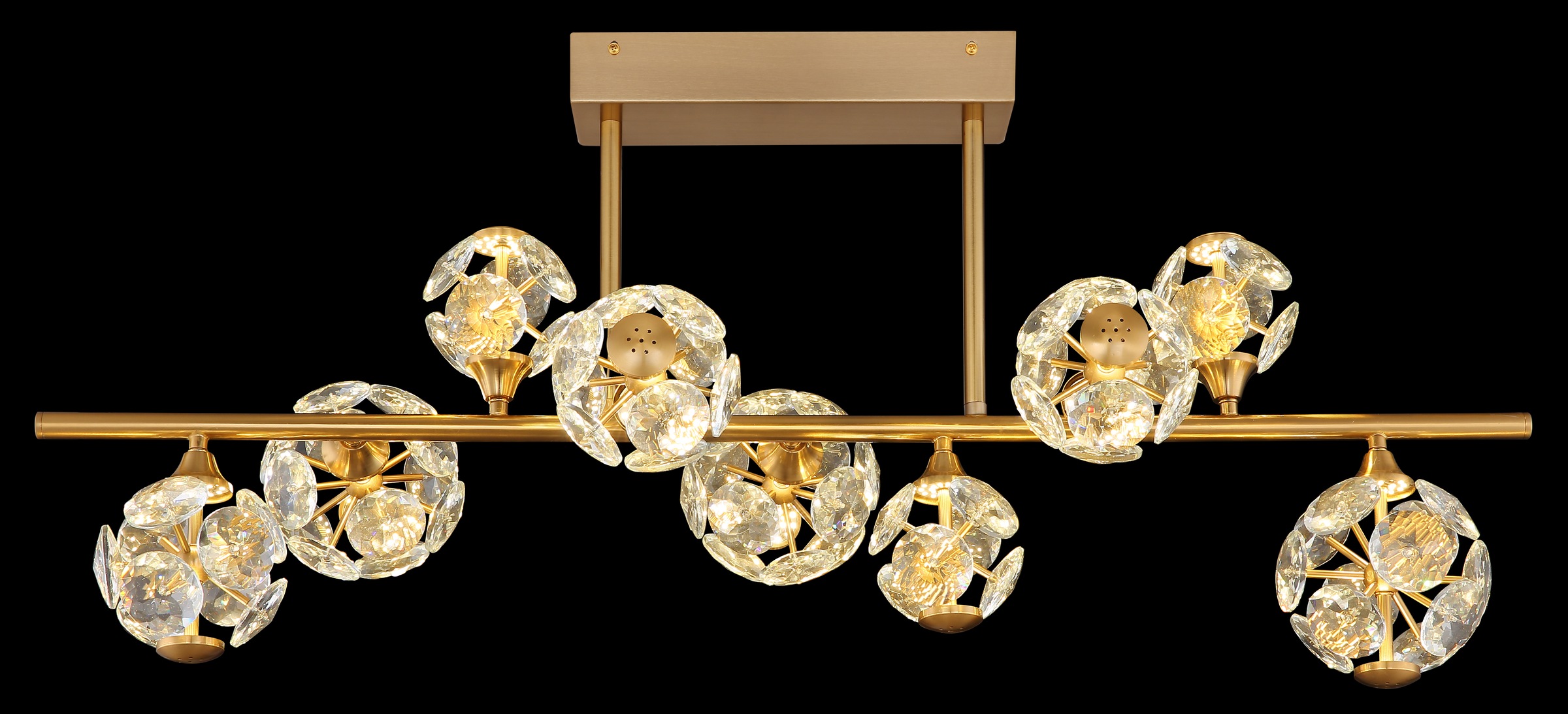 GLOBO LIGHTING Deckenleuchte »VIRINA« LED-Modul 1 Stk. Warmweiß Deckenlampe günstig online kaufen