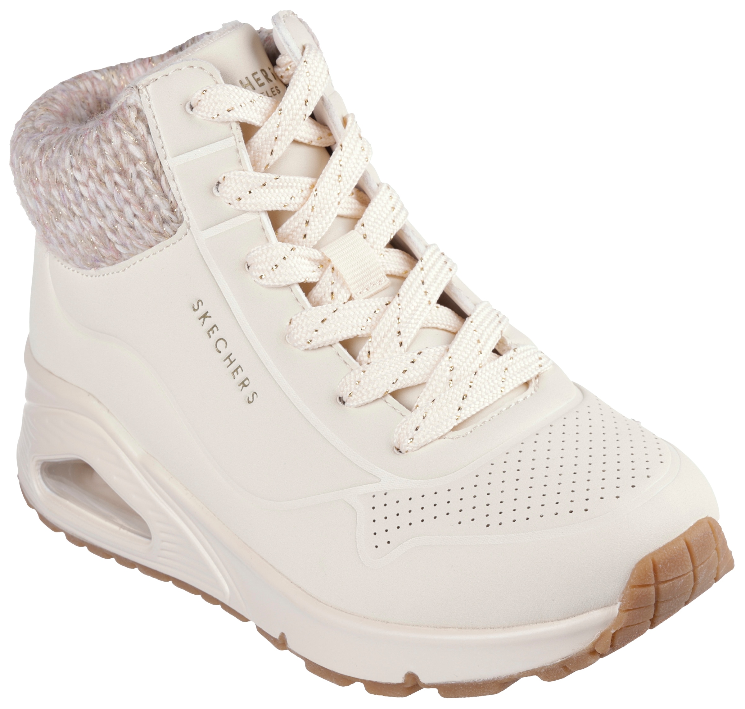 Skechers Sneaker »Uno Gen1 - Darling Daze«, Schnürboots, Winterstiefel, High Top Sneaker mit Warmfutter