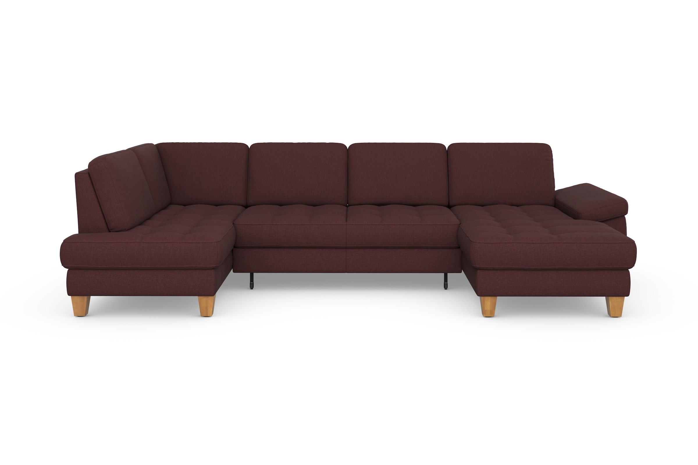 sit&more Wohnlandschaft »Westham U-Form«, wahlweise mit Bettfunktion, Bettkasten, Sitztiefenverstellung