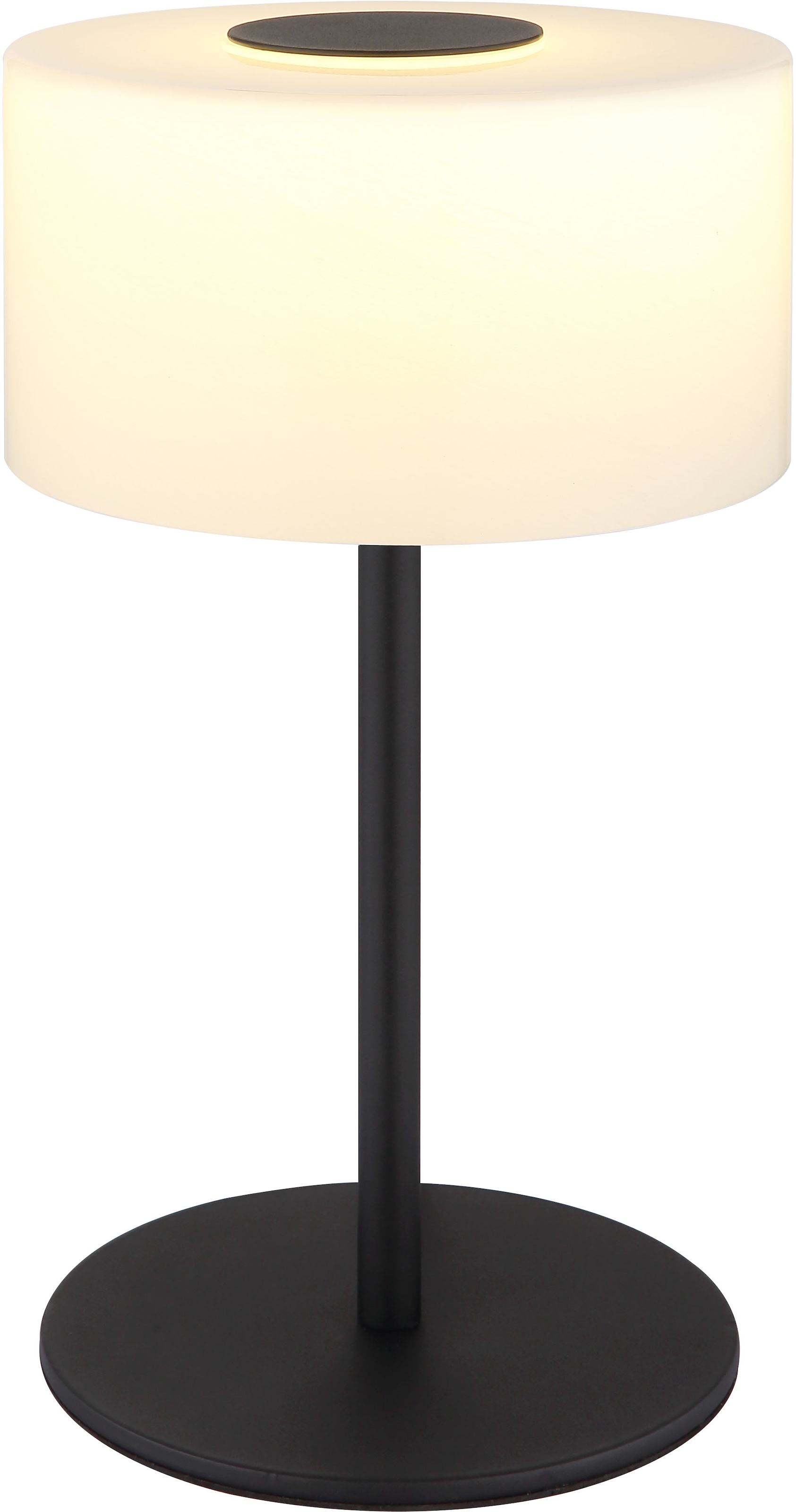 GLOBO LIGHTING LED Tischleuchte »TRENTON«, Leuchtmittel LED-Modul | LED fest integriert, Tischlampe/Glas opal alabaster/CCT 2700/6000/4000K