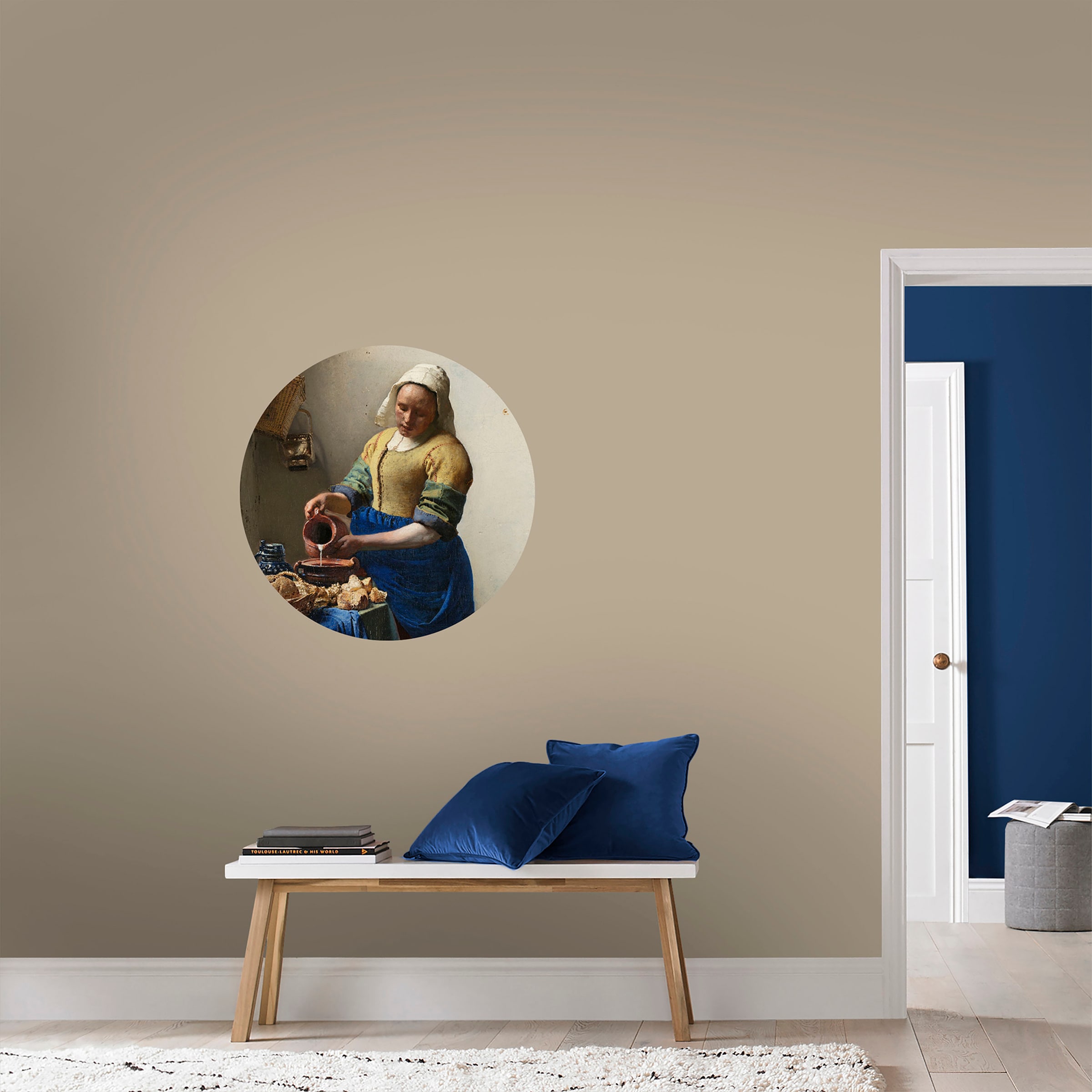 Art for the home Wandtattoo »Milchmädchen Vermeer«, (1 St.)