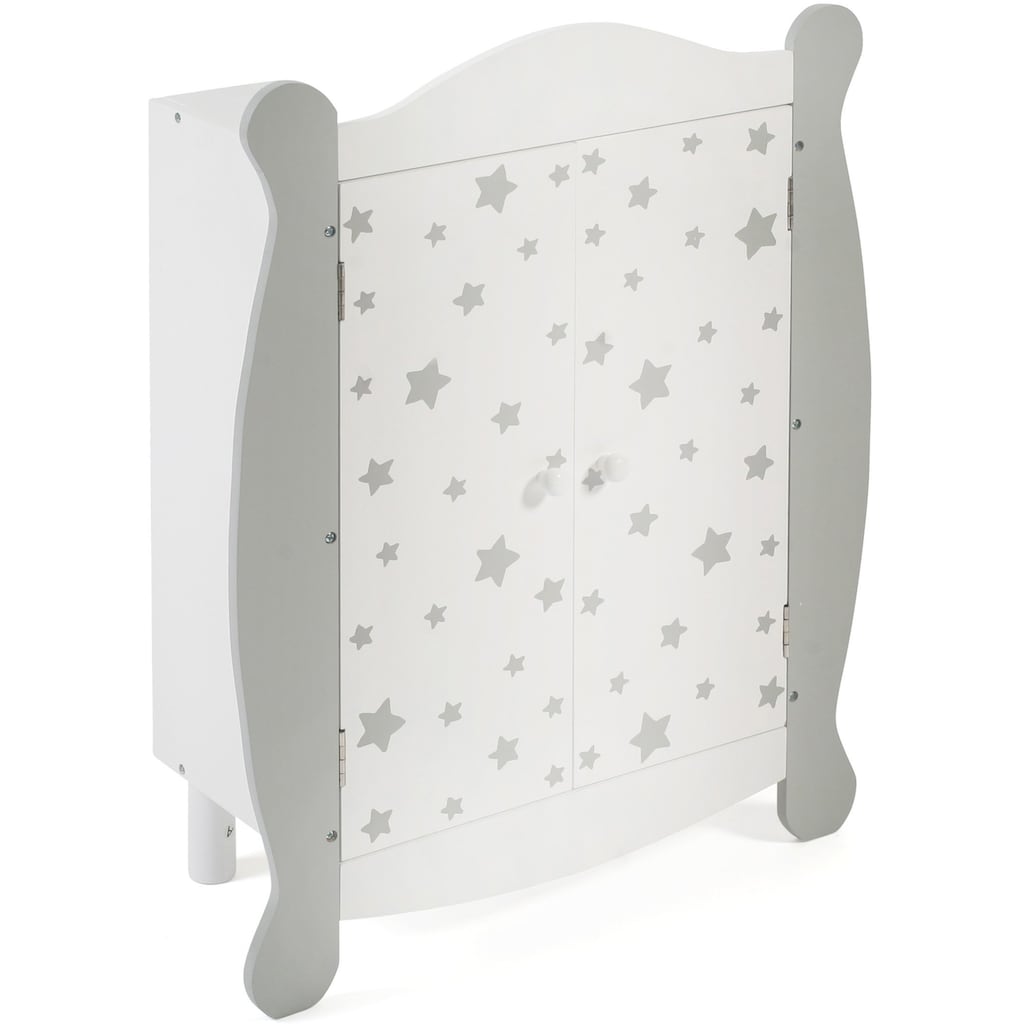 CHIC2000 Puppenkleiderschrank »Stars Grau«