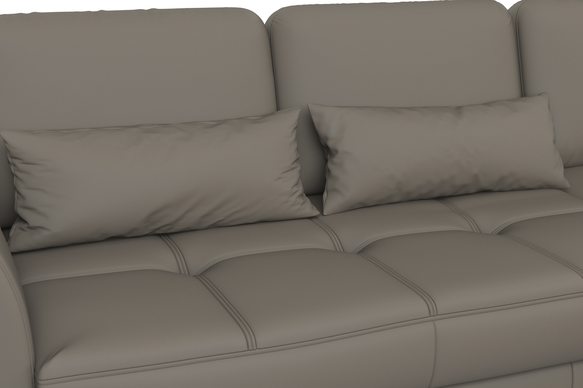 sit&more Ecksofa »Bendigo L-Form«, inklusive Sitztiefenverstellung, Bodenfreiheit 15 cm, 2 Fußfarben