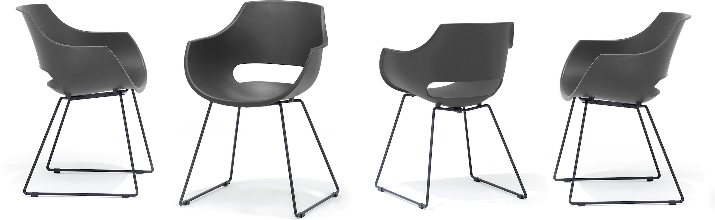 MCA furniture Schalenstuhl »Rockville«, (Set), 4 St., Stuhl belastbar bis  120 Kg online bestellen | Stühle
