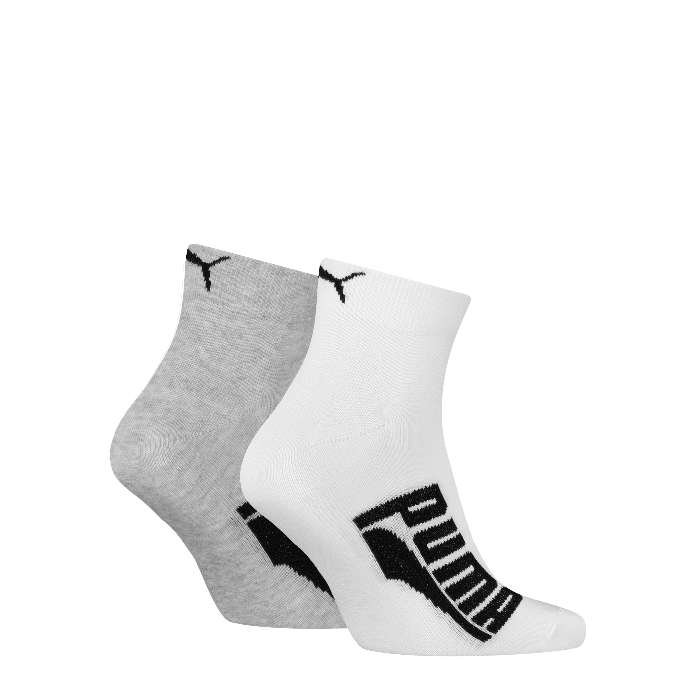 PUMA Kurzsocken »PUMA UNISEX BWT LIFESTYLE QUARTER« 2 Paar,  mit großem Logoschriftzug