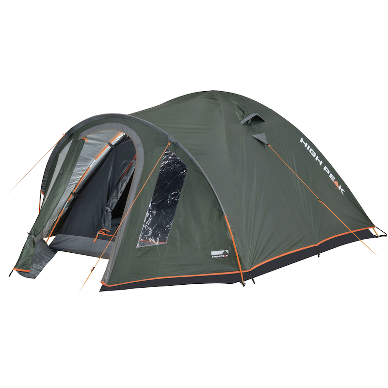 HIGH PEAK Kuppelzelt »Zelt Nevada 2.1« 2 Personen Bodenventilation - Advanced Low Vent System dunkelgrün