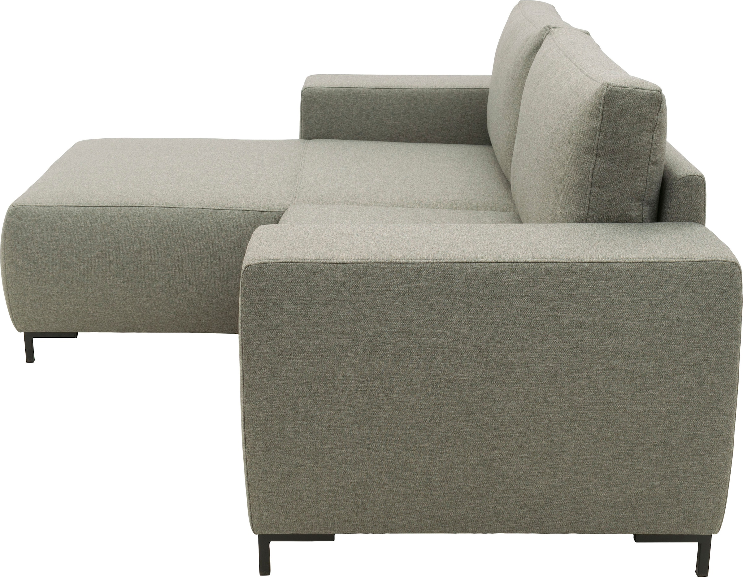 LOOKS by Wolfgang Joop Ecksofa »Looks VI L-Form« gerade Linien, in 2 Bezugsqualitäten