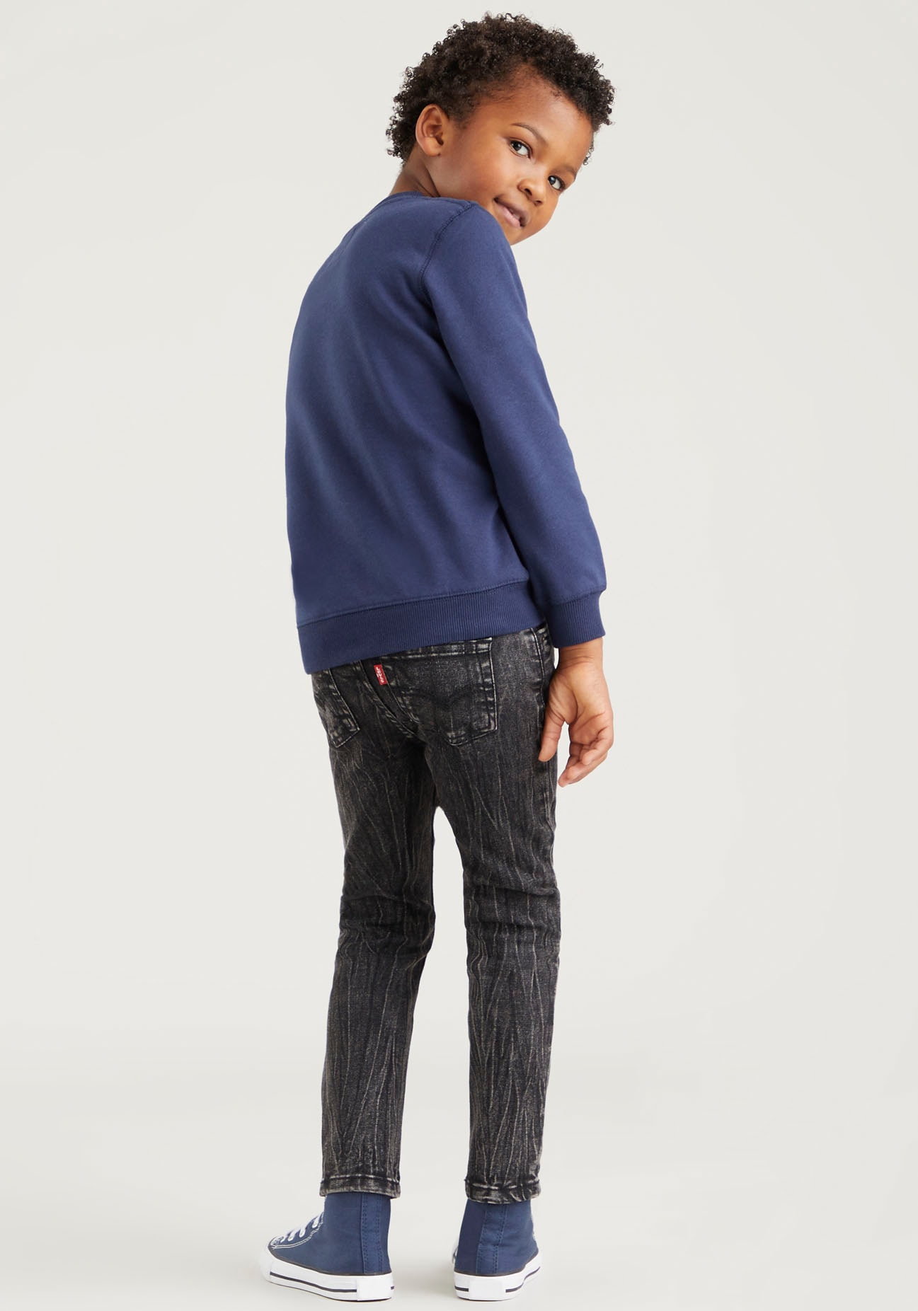 Levi's® Kids Sweatshirt »LVB LVB FRENCH TERRY BATWING«, mit großem Logo