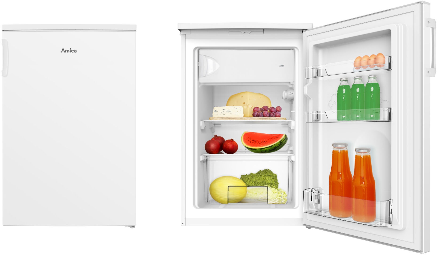 Amica Kühlschrank »KS 361 300 W«