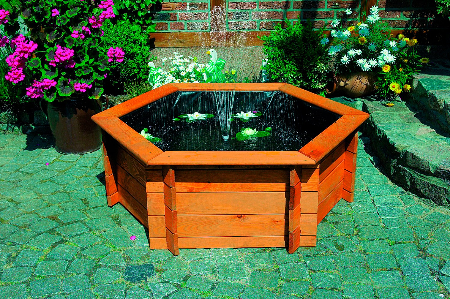 promadino Hochteich, (Set), inkl. Solarpumpe