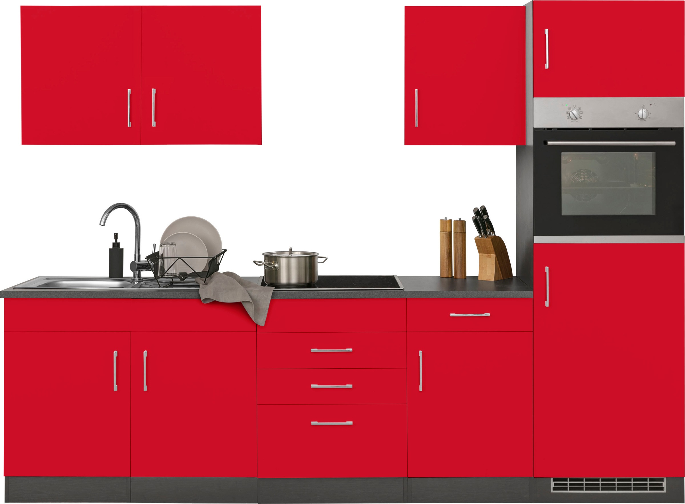 KOCHSTATION Küchenzeile »KS-Paris – Küchen mit einzigartigen Fotomotiven au günstig online kaufen