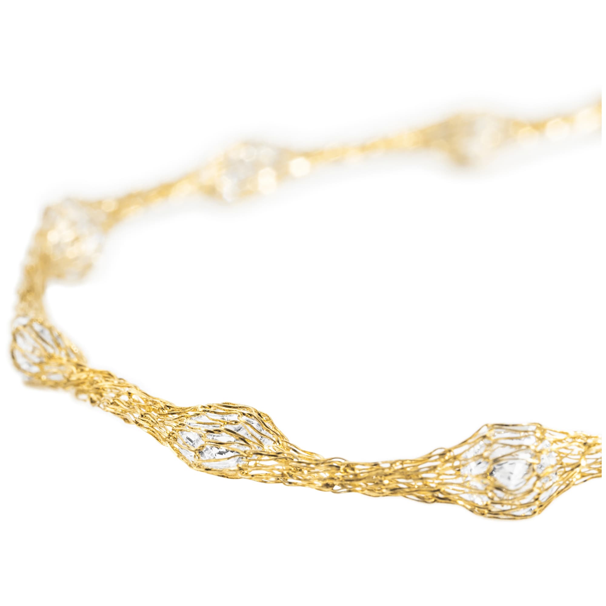 Julie Julsen Collierkettchen »925/- Sterling Silber vergoldet 27 Zirkonia«