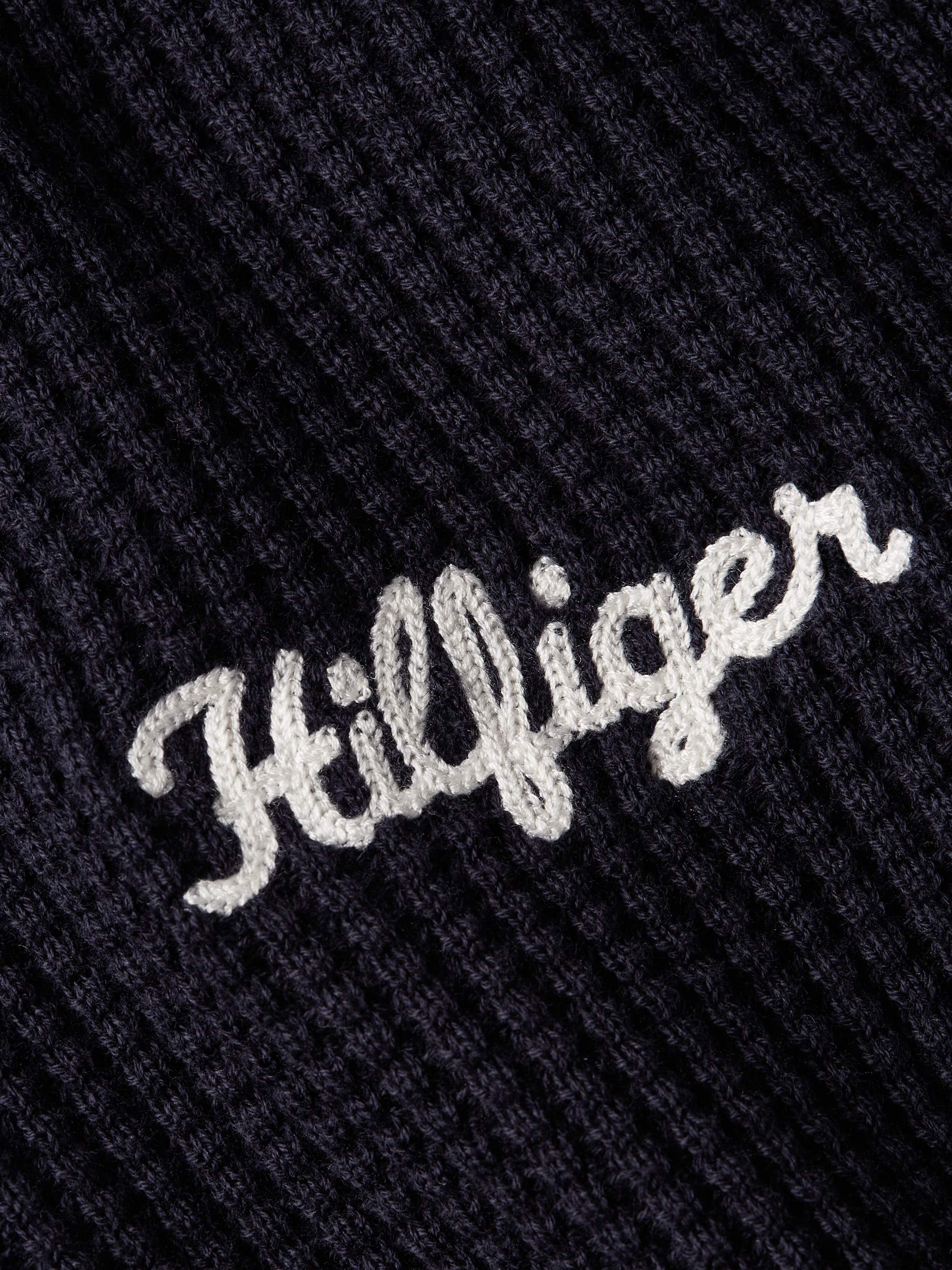 Tommy Hilfiger Rundhalspullover »HILFIGER GRAPHIC WAFFLE ZIP MOCK«