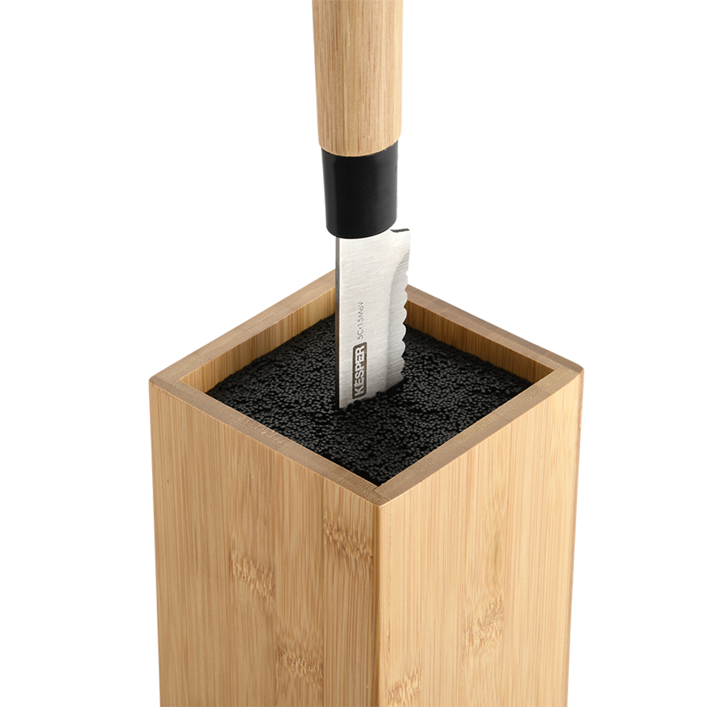 KESPER® Messerblock »Messerhalter mit Kunststoffborsten zum variablen Platz günstig online kaufen