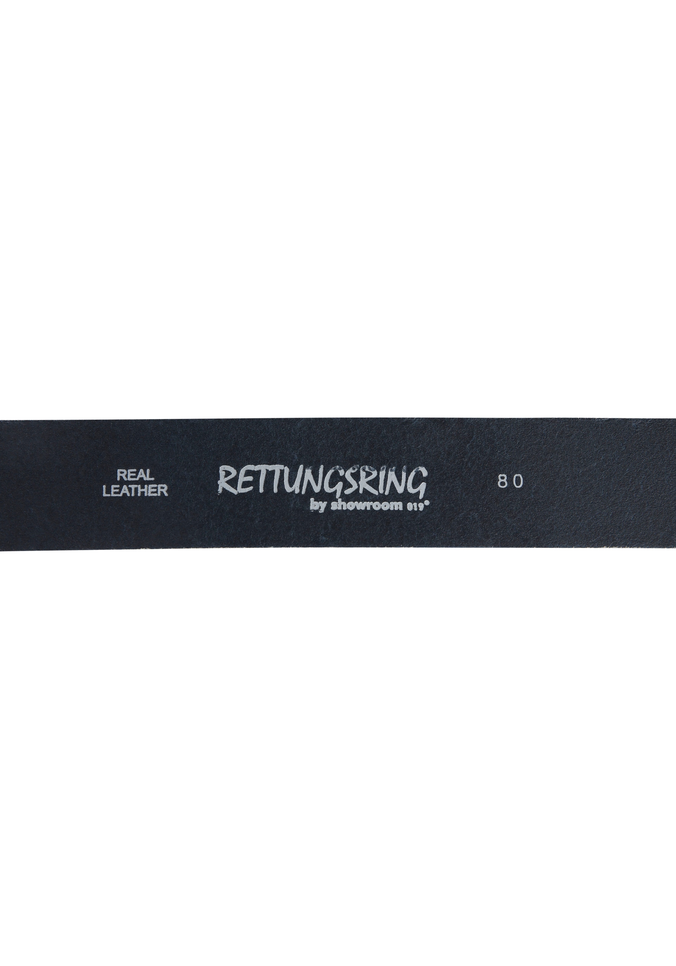 RETTUNGSRING by showroom 019° Ledergürtel, mit austauschbarer Schließe »Muschel Rund Silber«