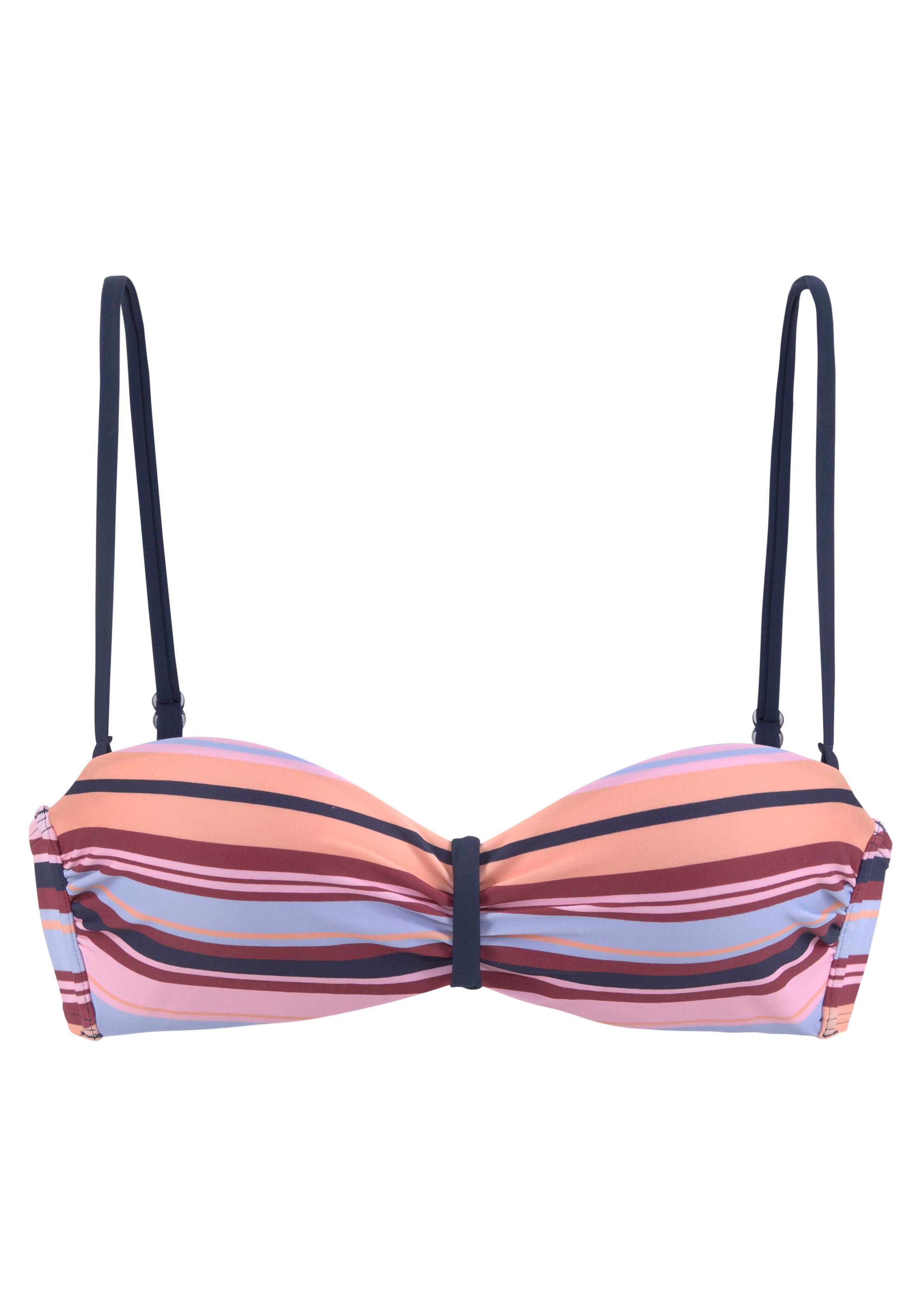 s.Oliver Bügel-Bandeau-Bikini-Top »Pasta«, in trendiger Streifen-Optik