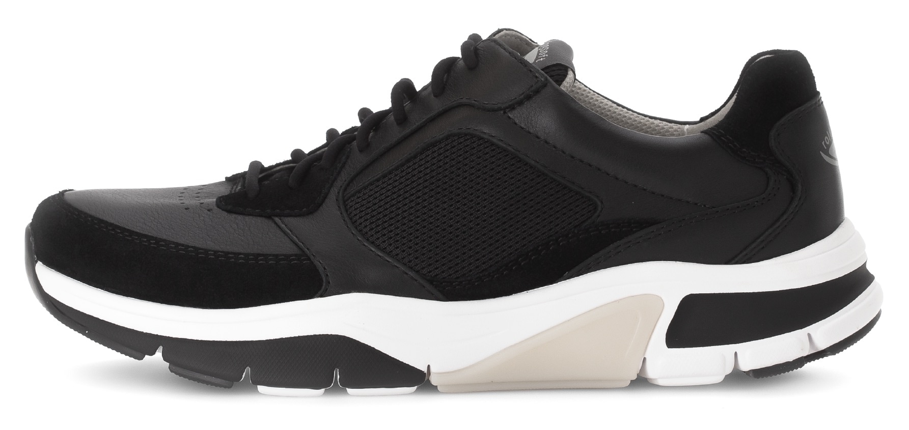 Gabor Rollingsoft Keilsneaker  , Freizeitschuh, Halbschuh, Schnürschuh mit Logo an der Ferse, G-Weite