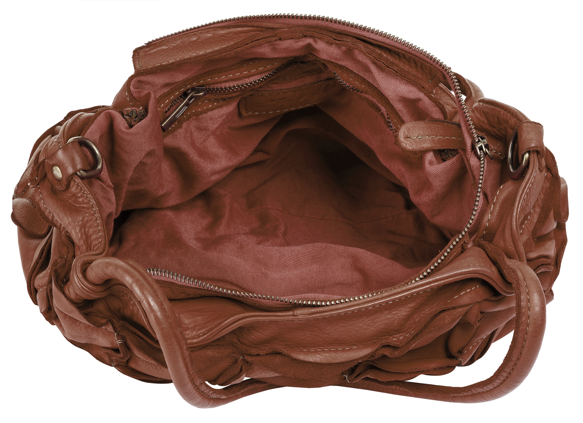 Samantha Look Shopper, echt Leder, Made in Italy