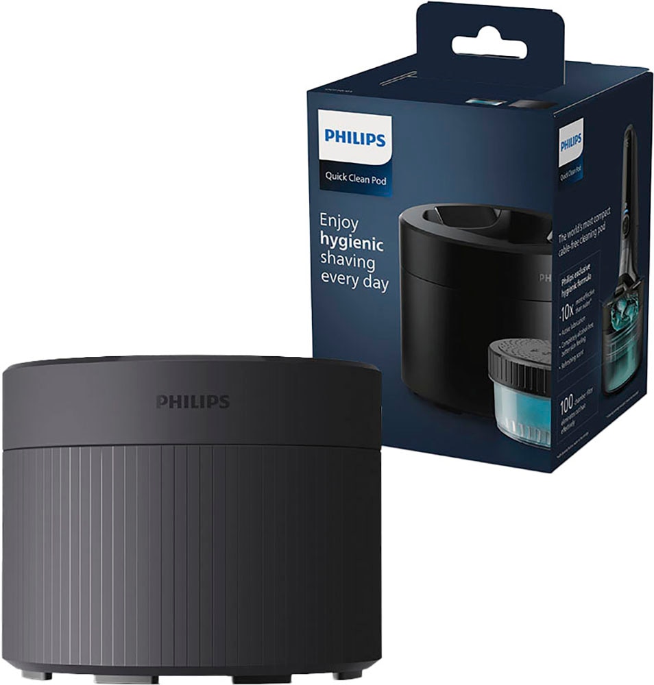 Philips Rasierer-Reinigungsstation »Quick Clean Pod QCP10/01«, Tiefenreinigung in nur 1 Minute