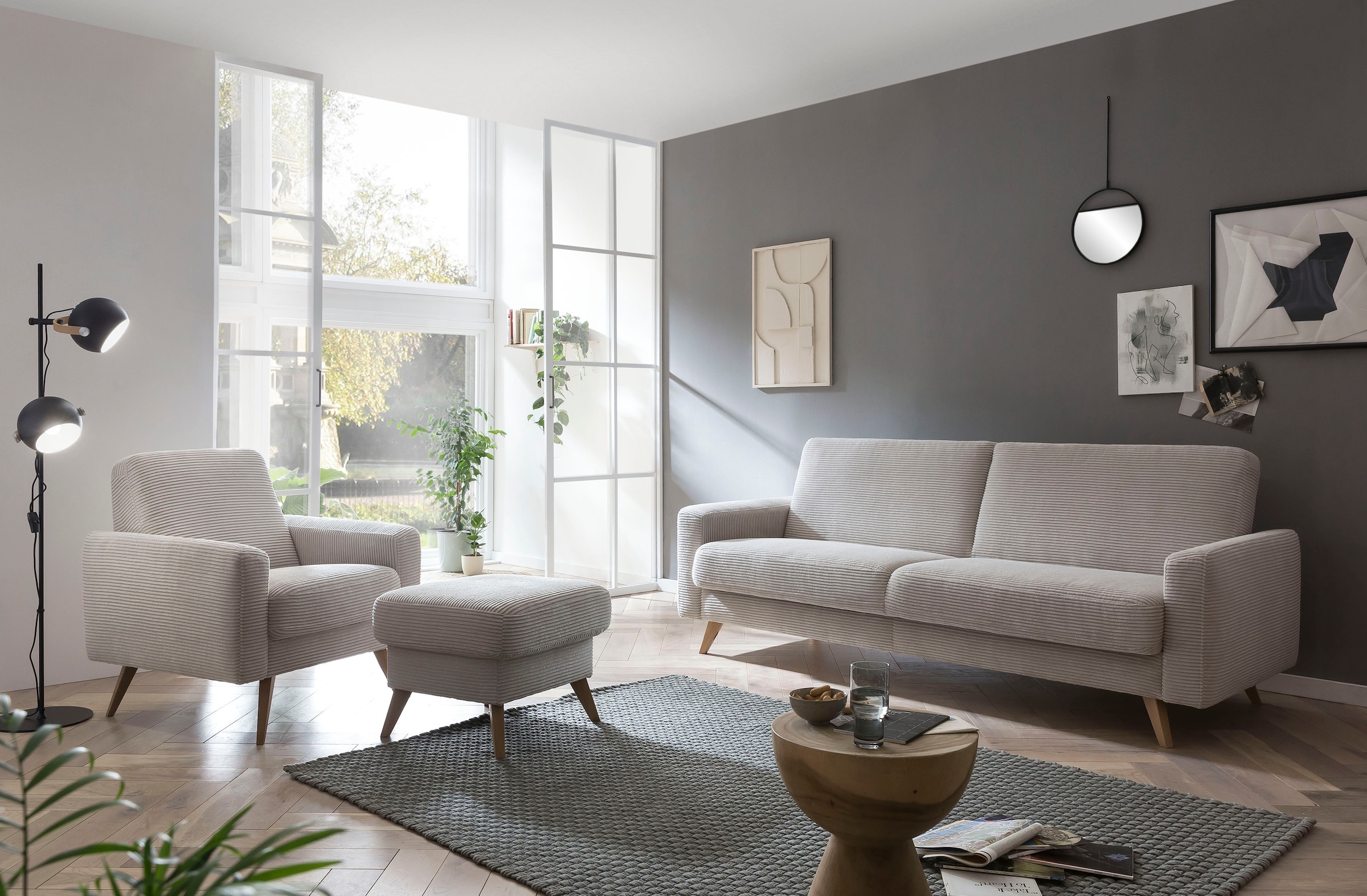 exxpo - sofa fashion »Samso«, Bettfunktion Bettkasten Raten und Inklusive bestellen 3-Sitzer auf