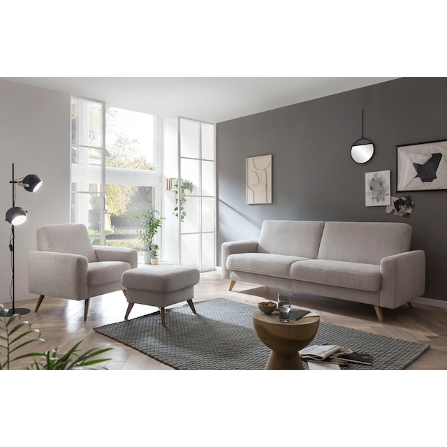 Bettfunktion - sofa 3-Sitzer Bettkasten bestellen auf fashion Raten »Samso«, exxpo Inklusive und