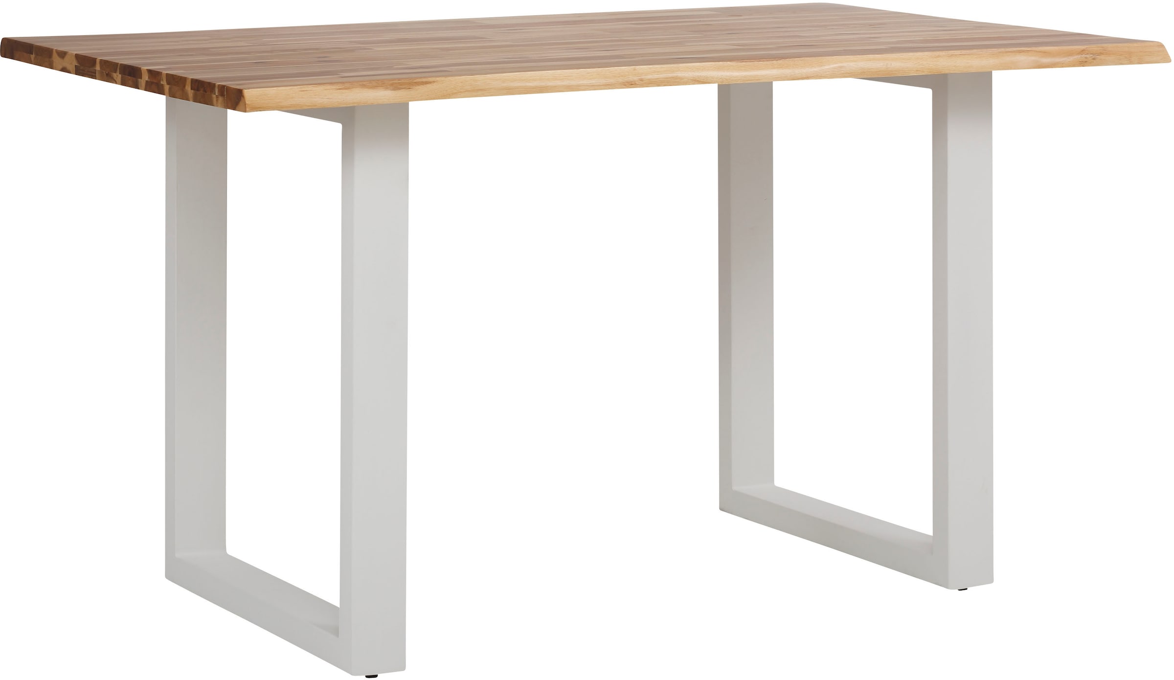Home affaire Esstisch »Melody«, Akazienholz, mit Metallfußgestell Breite 140 cm