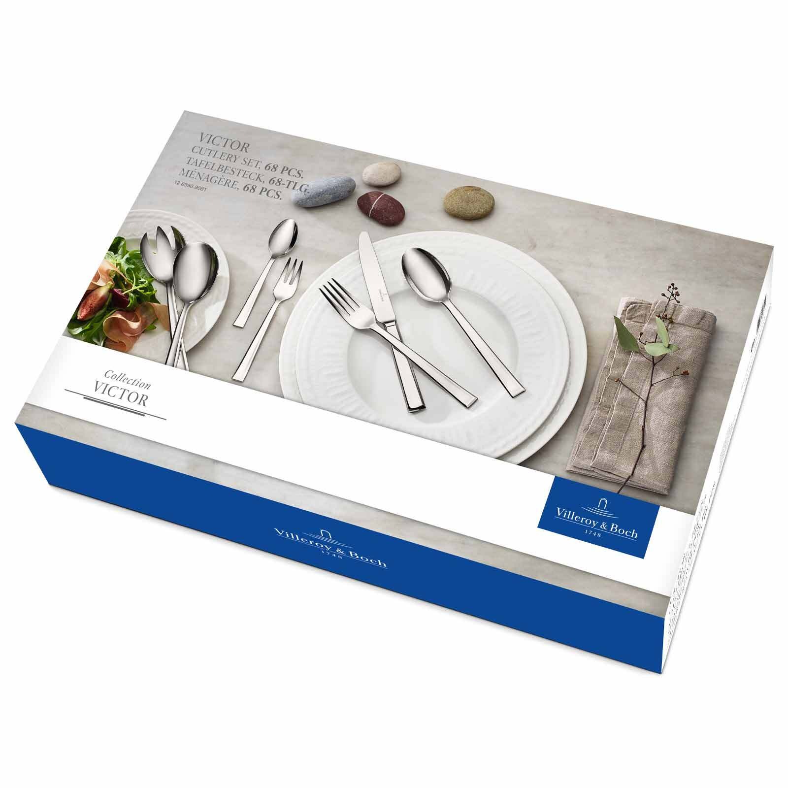 Villeroy & Boch Besteck-Set »Tafelbesteck Victor 68er Set silber« günstig online kaufen