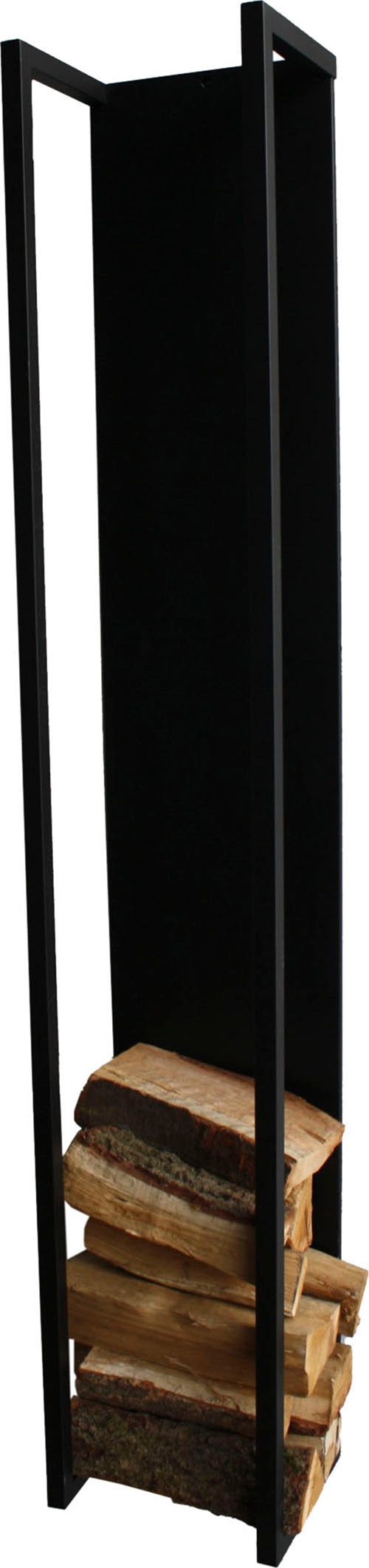 Spinder Design Wandregal »CUBIC FIRE« 1 Stk. tlg. Holzlager aus Stahl günstig online kaufen