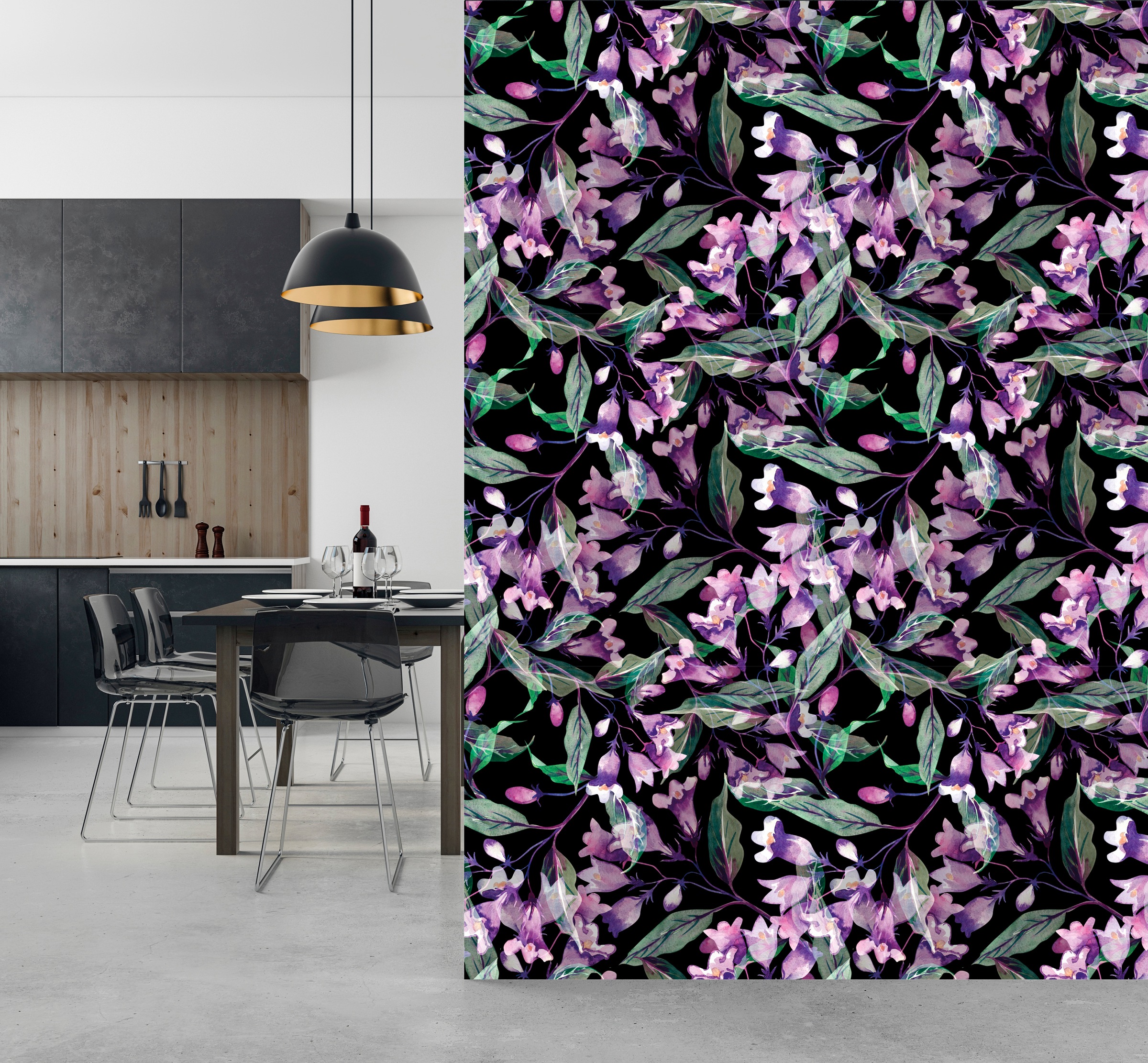 queence Vinyltapete »Günes« Motiv   bedruckt   botanisch   floral   gemuste günstig online kaufen