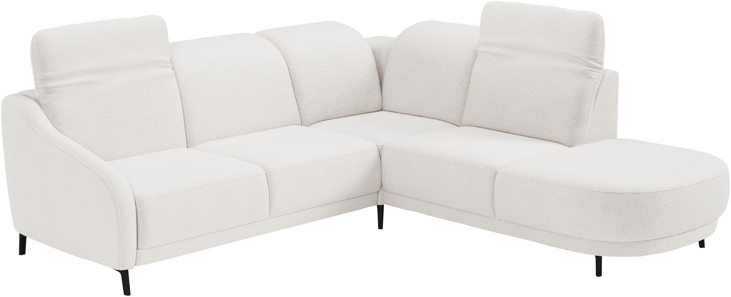 sit&more Ecksofa »Blues L-Form«, wahlweise mit Klapptisch und USB
